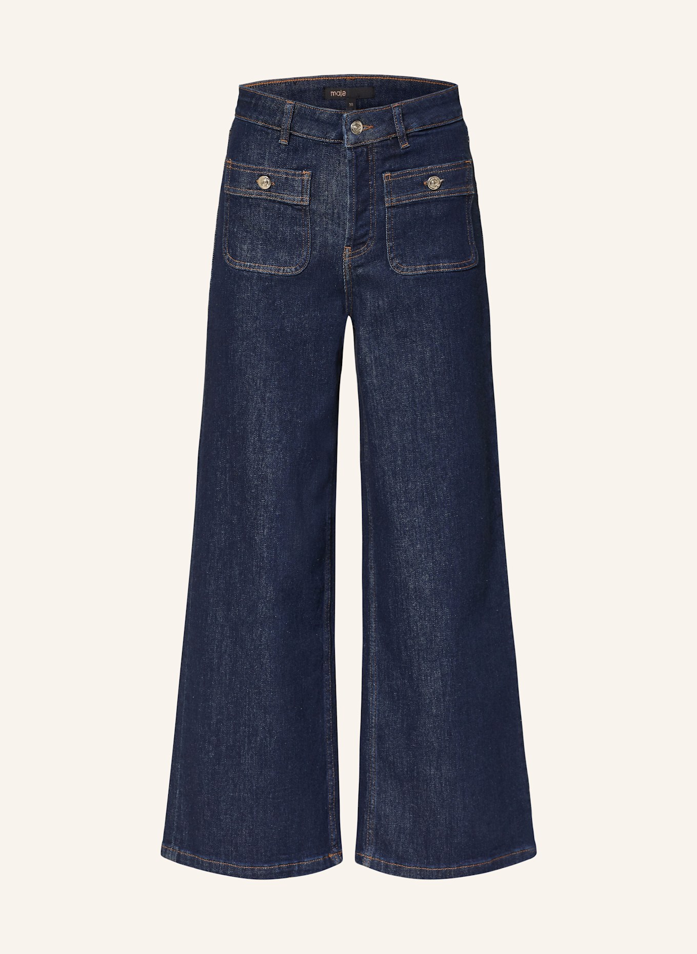 maje Jeansy straight: 0103 NAVY