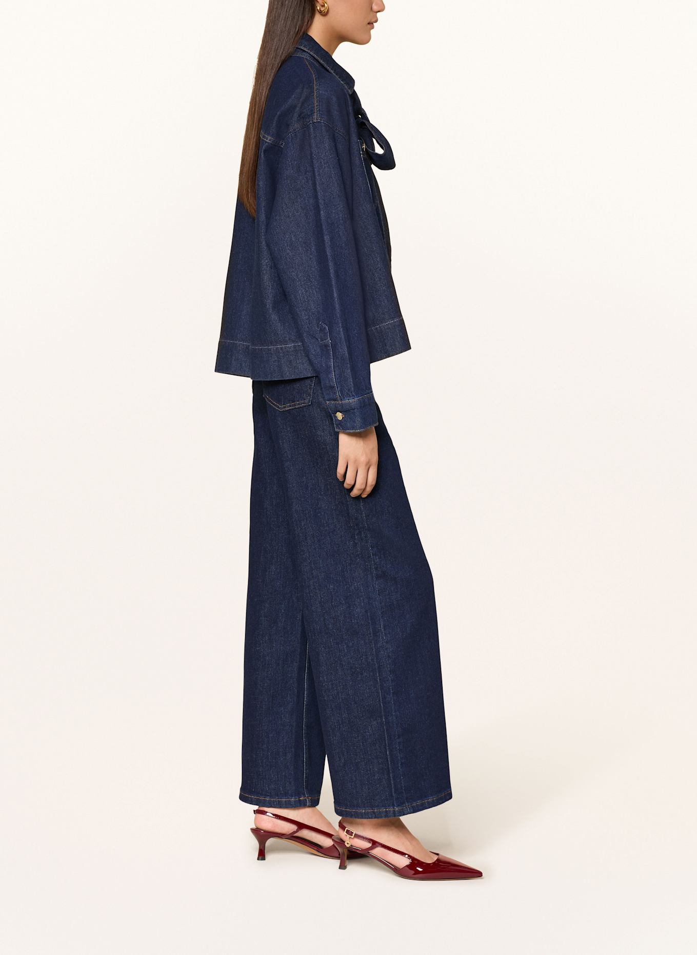 maje Jeansy straight: 0103 NAVY