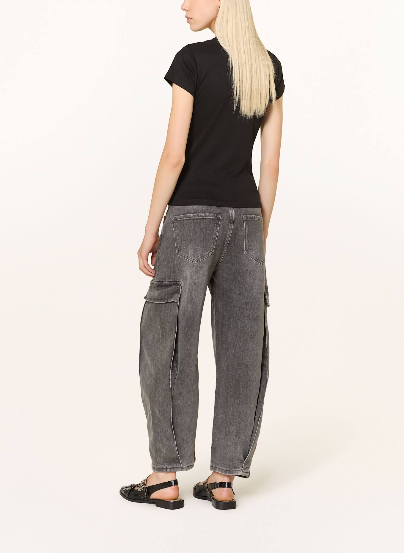 ELIAS RUMELIS Barrell Jeans MASIE: 1053 tech grey