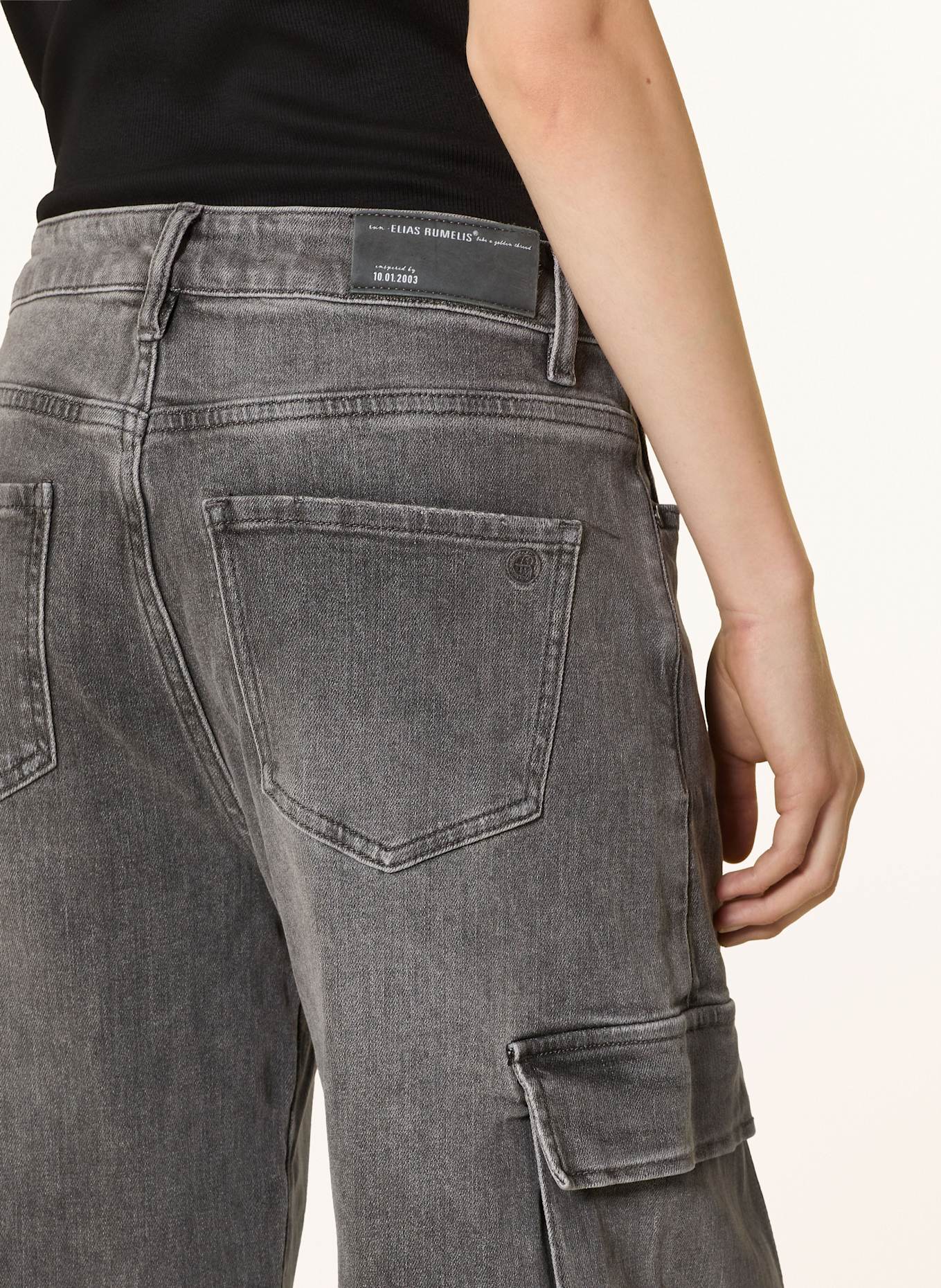 ELIAS RUMELIS Barrell Jeans MASIE: 1053 tech grey