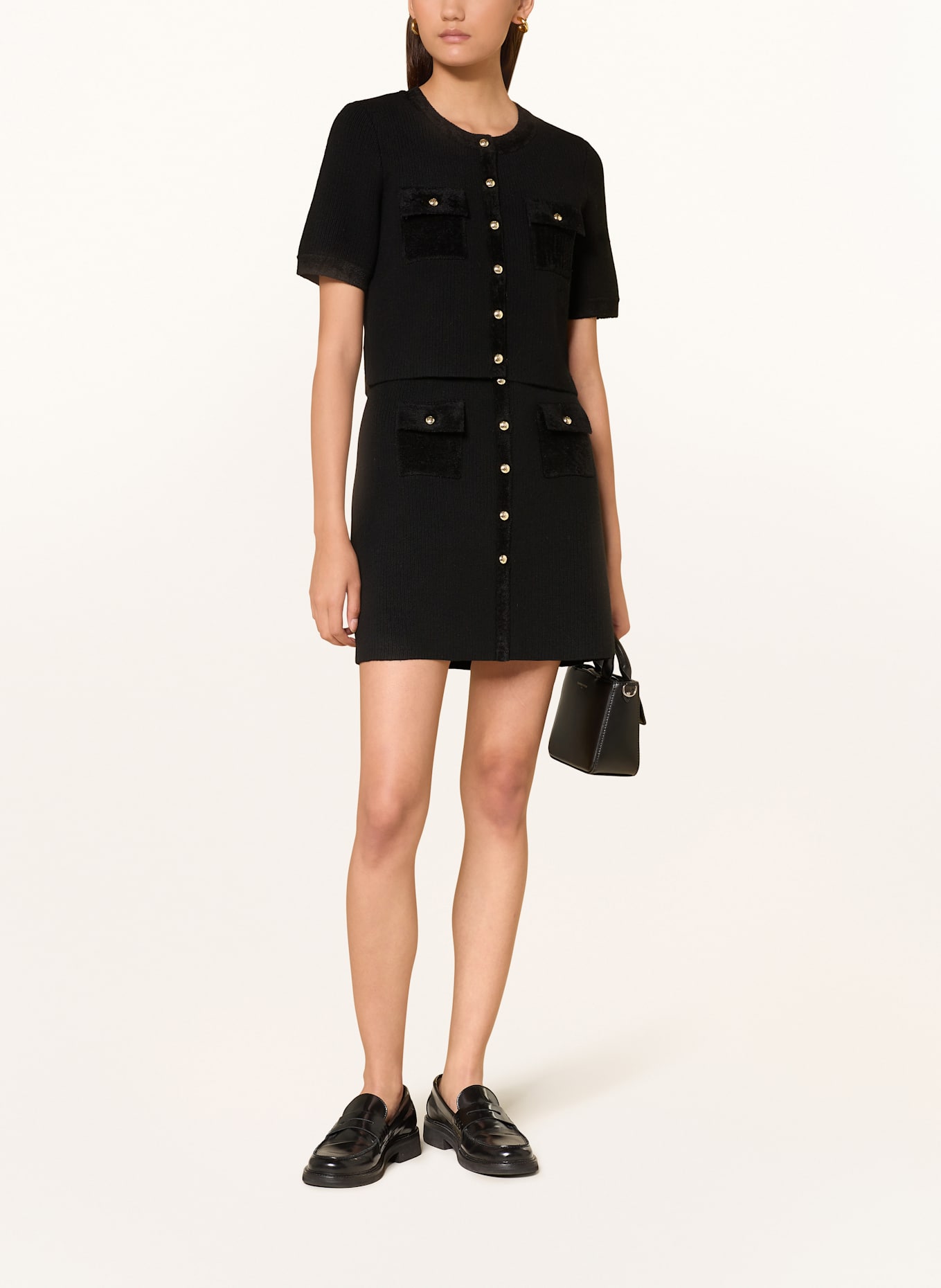 CLAUDIE PIERLOT Kardigan: CZARNY