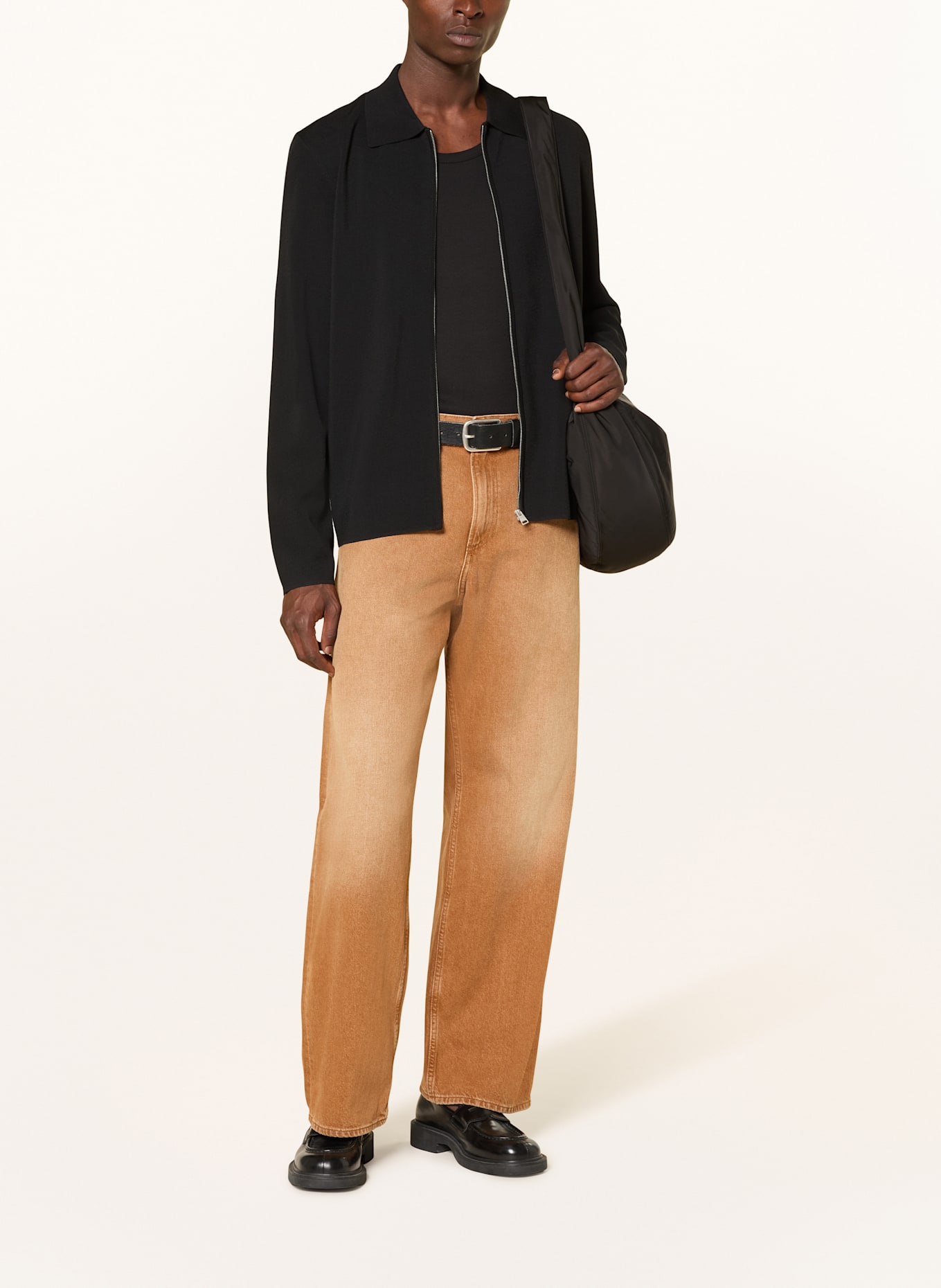 SANDRO Strickjacke: SCHWARZ