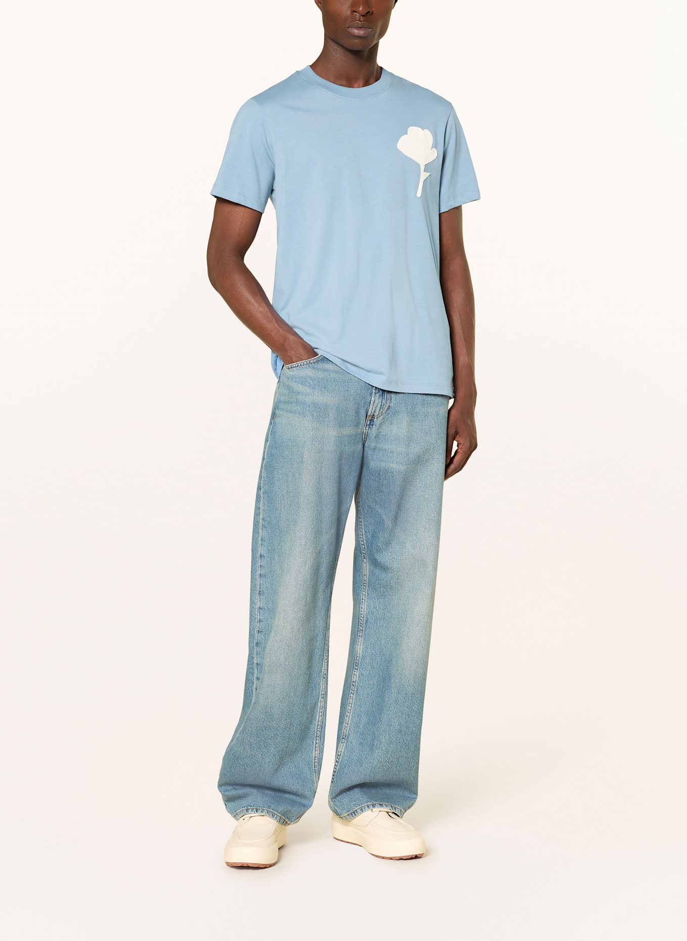 SANDRO T-Shirt: HELLBLAU