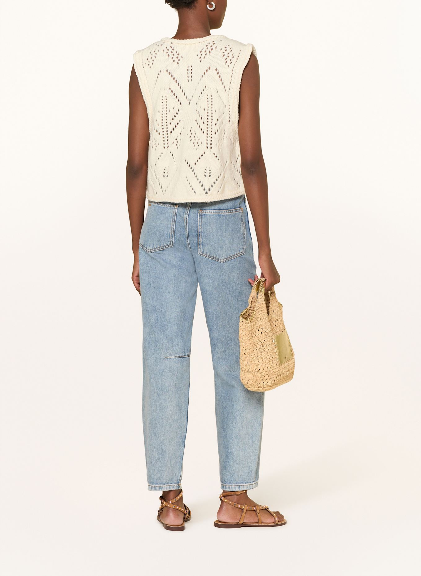 ba&sh Strickweste GILES: ECRU