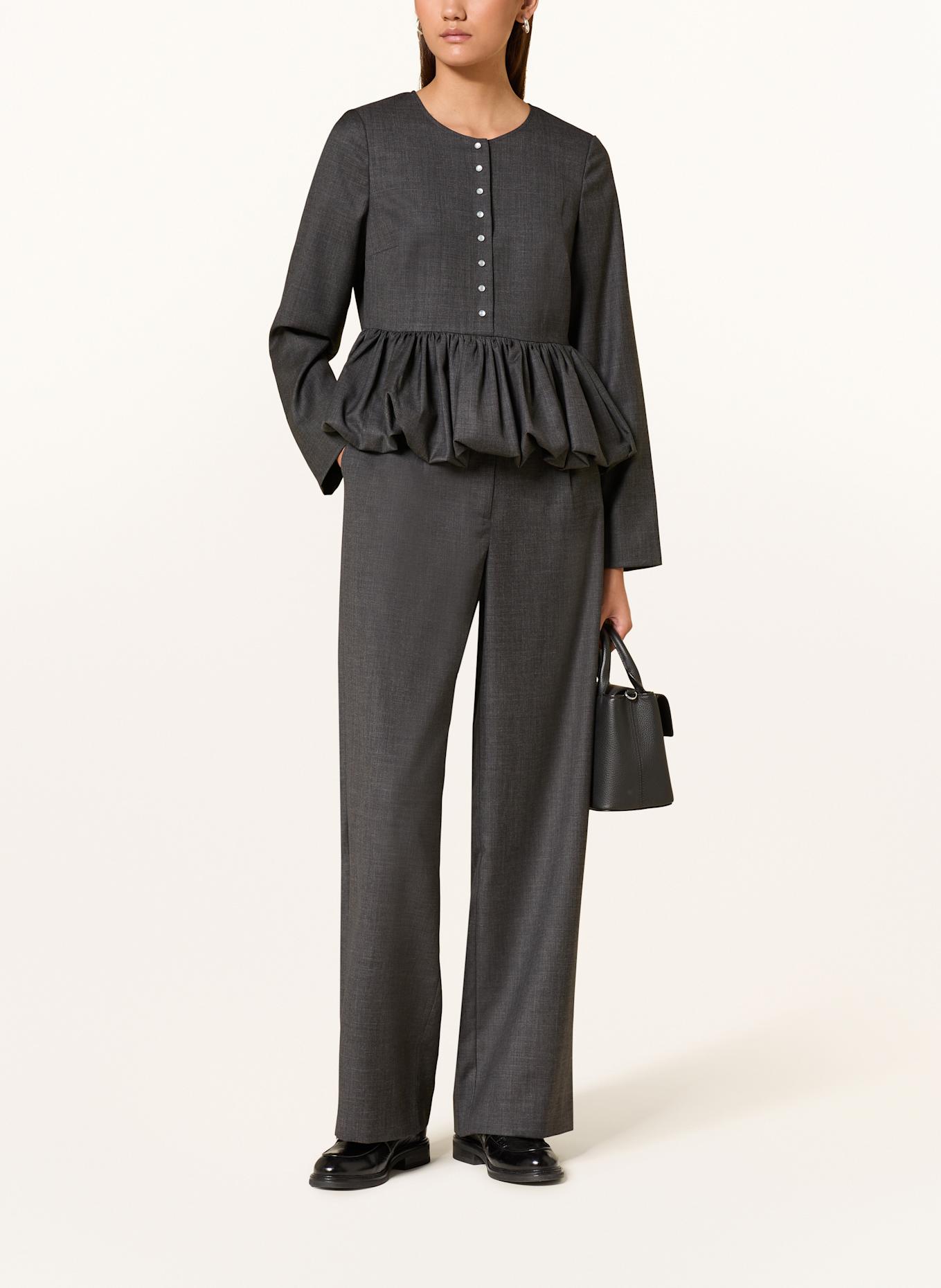 CLAUDIE PIERLOT Marlenehose: DUNKELGRAU