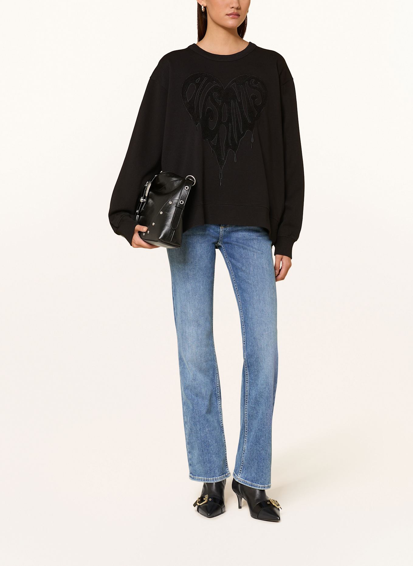ALLSAINTS Bluza nierozpinana TRIP: CZARNY