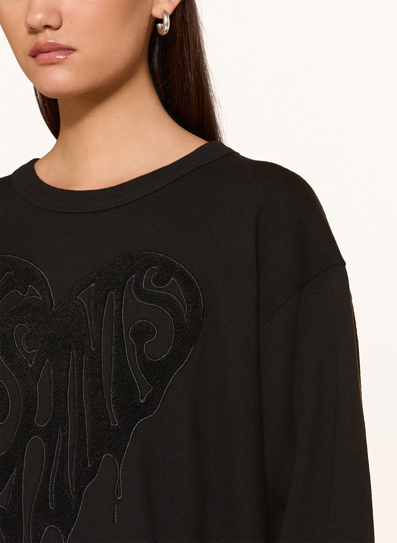 ALLSAINTS Bluza nierozpinana TRIP: CZARNY