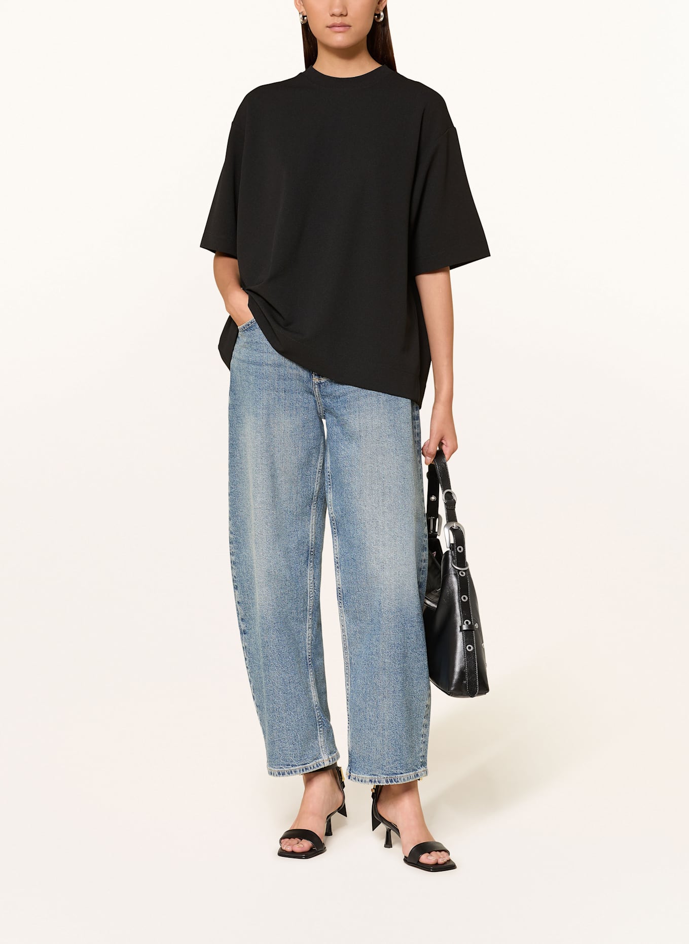 ALLSAINTS T-Shirt DANI: SCHWARZ