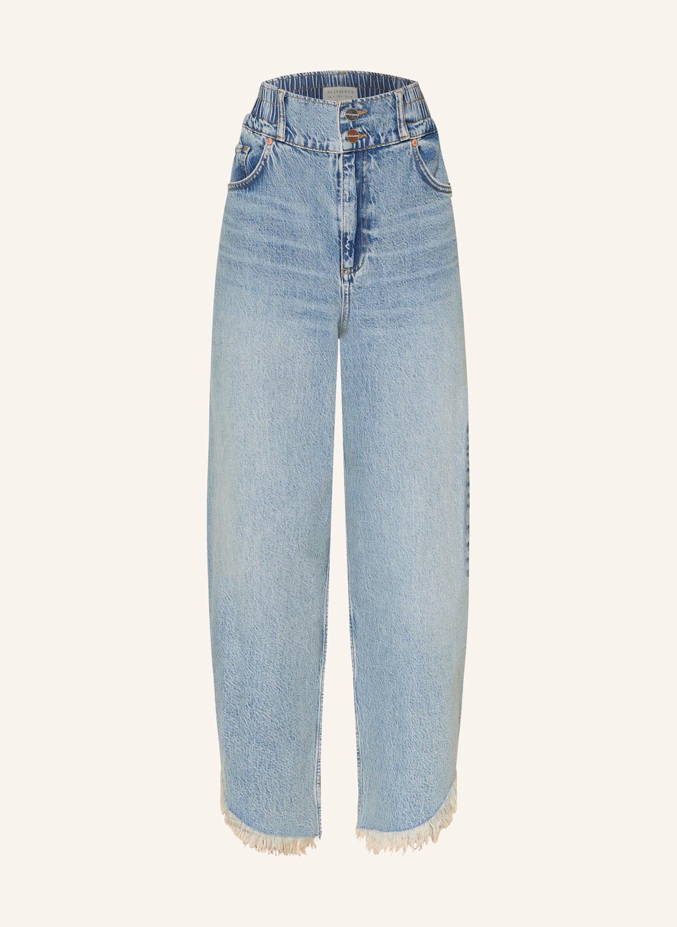 ALLSAINTS Barrel Jeans TAYLOR FRAY: 2160 Light Indigo