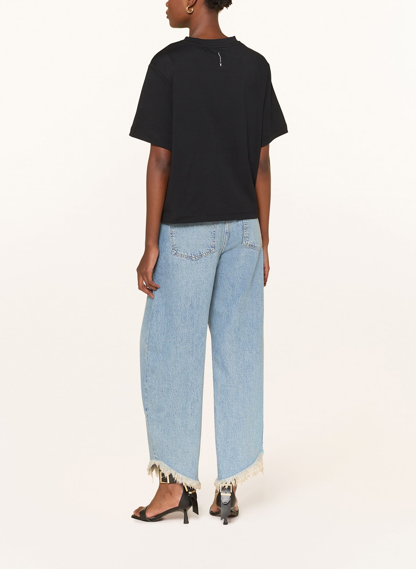 ALLSAINTS Barrel Jeans TAYLOR FRAY: 2160 Light Indigo