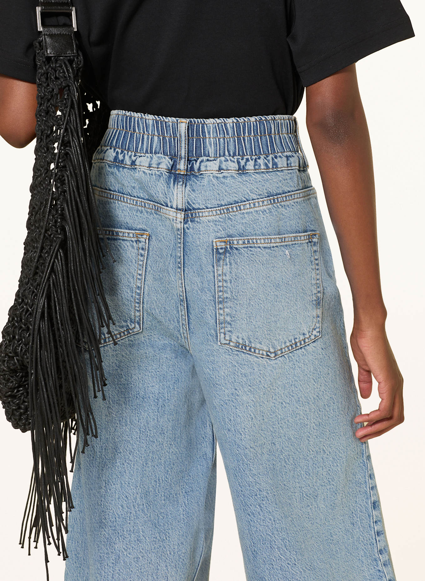 ALLSAINTS Barrel Jeans TAYLOR FRAY: 2160 Light Indigo