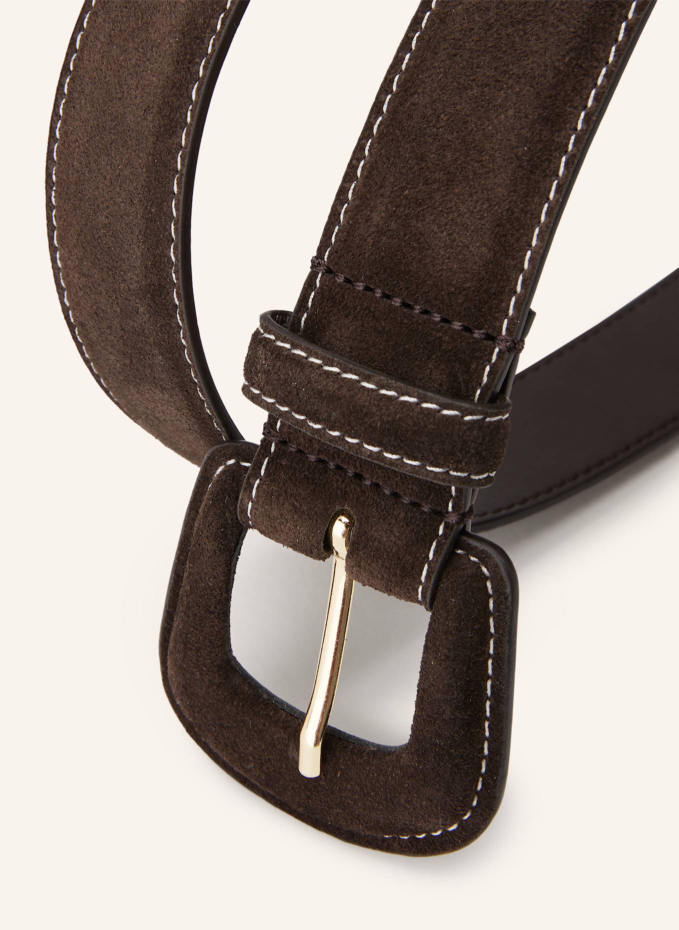 maje Ledergürtel: DUNKELBRAUN