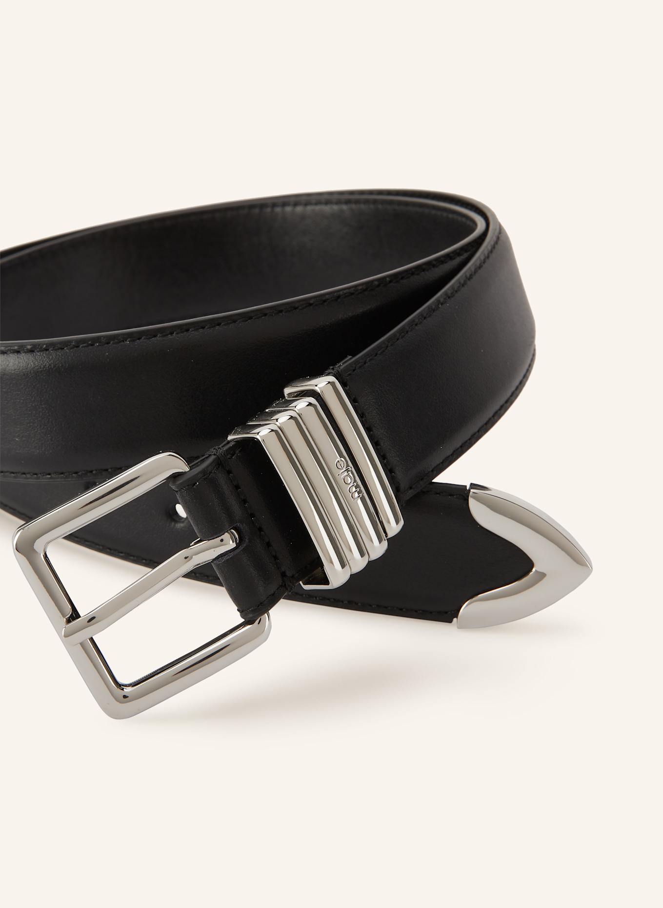 maje Ledergürtel: SCHWARZ