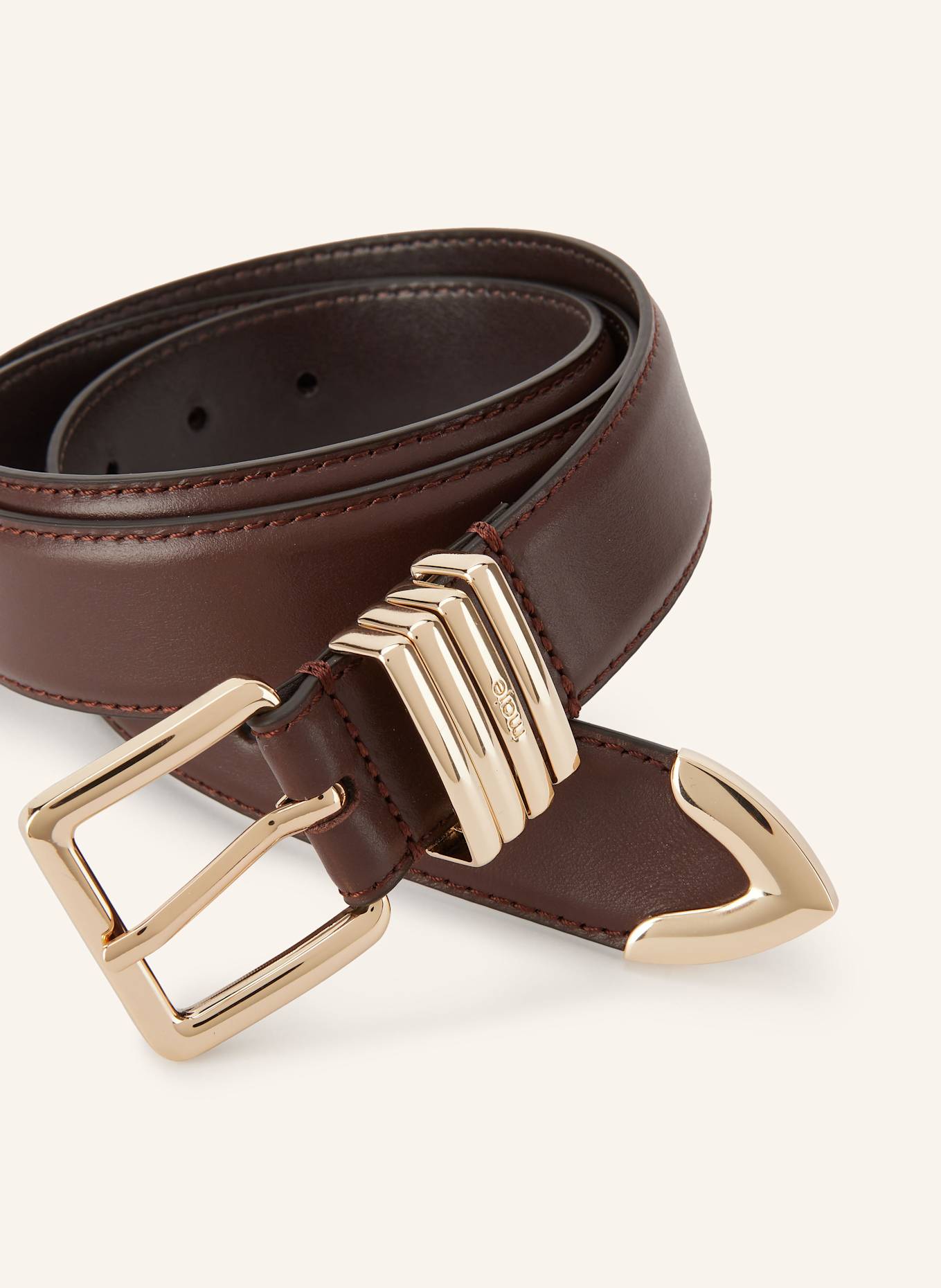 maje Ledergürtel: DUNKELBRAUN