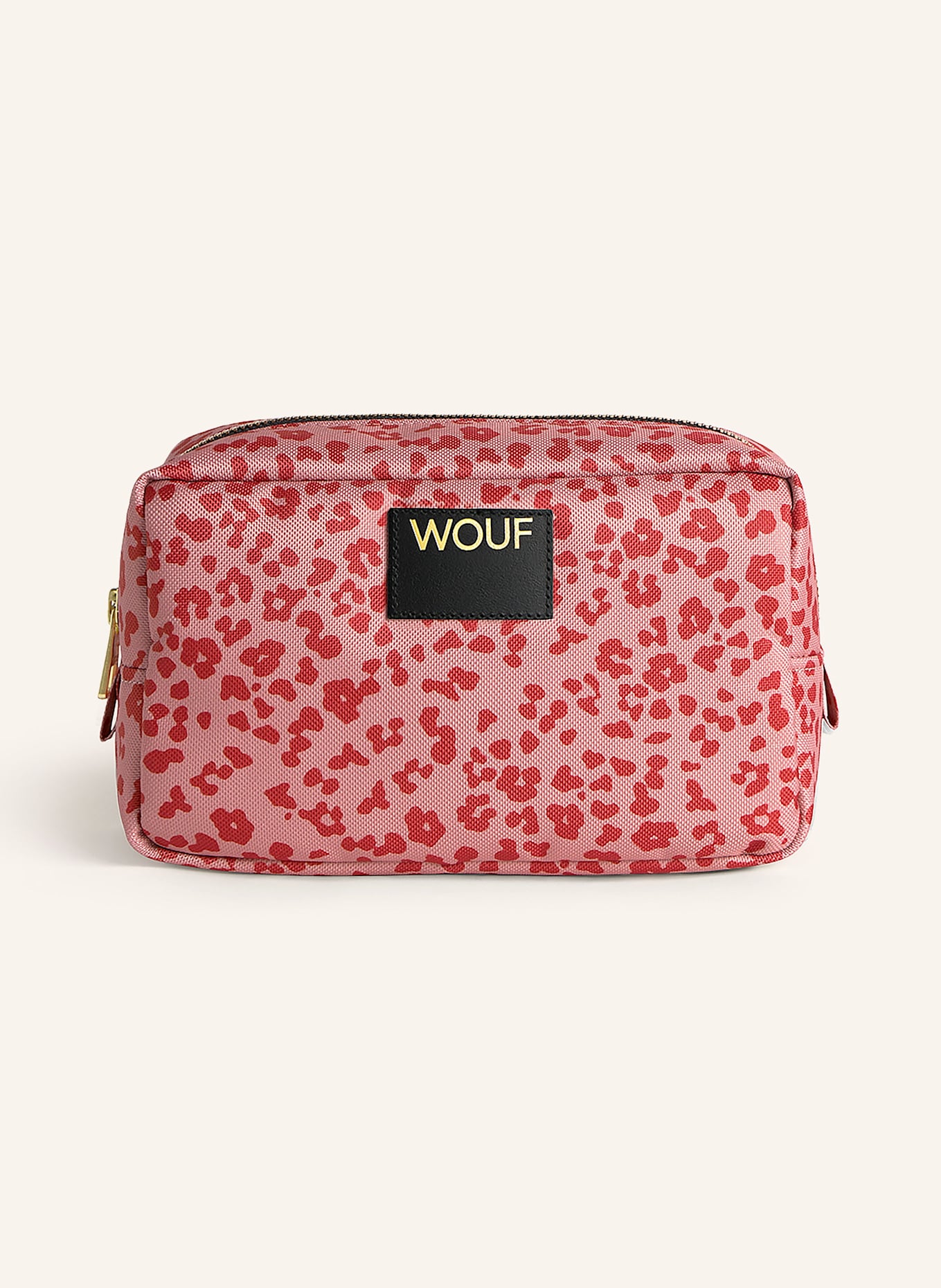 WOUF Kosmetyczka BLUSH LEOPARD: RÓŻOWY / CZERWONY
