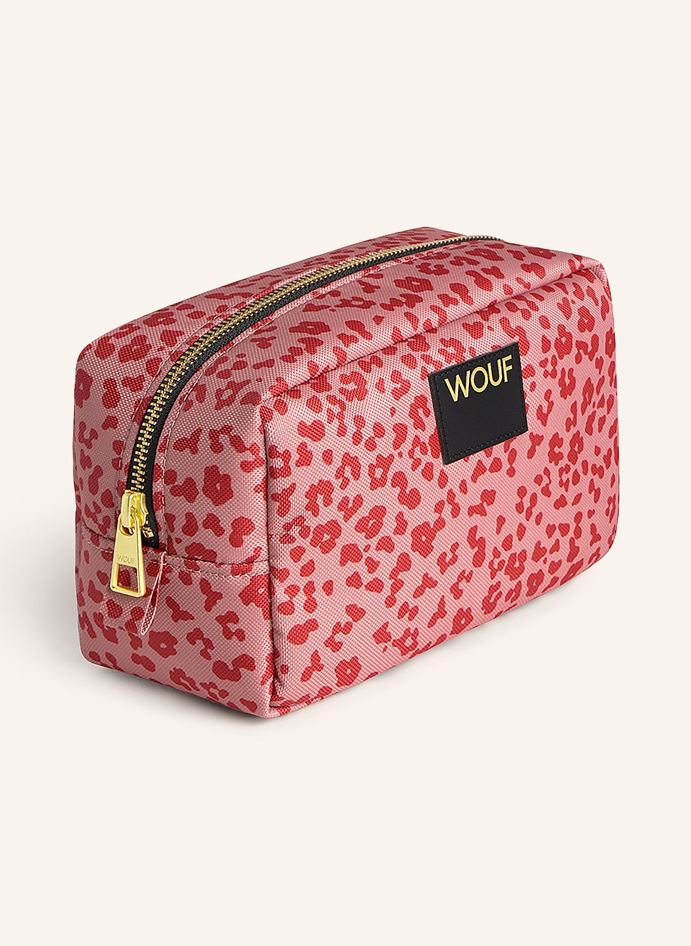 WOUF Kosmetyczka BLUSH LEOPARD: RÓŻOWY / CZERWONY