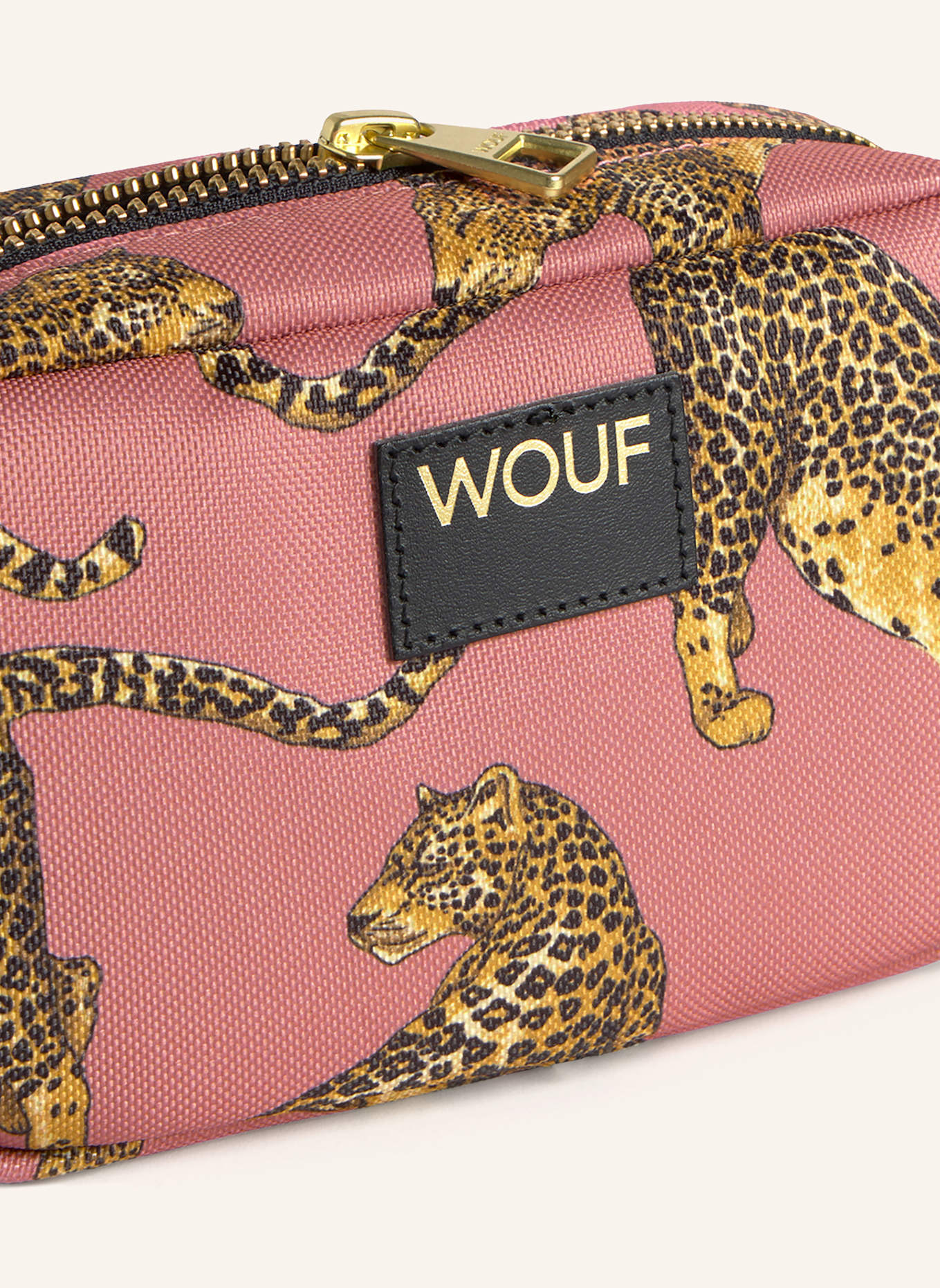 WOUF Kosmetyczka CIRCUS: RÓŻOWY / CIEMNOŻÓŁTY
