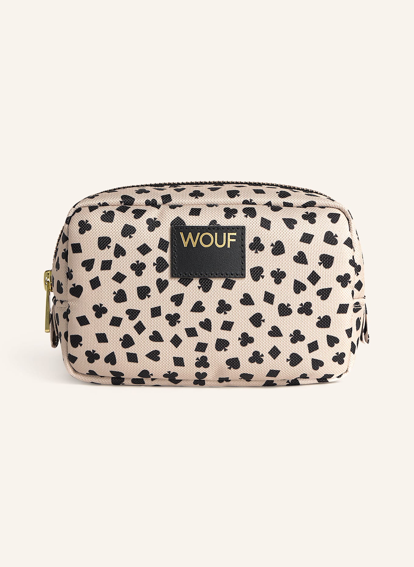 WOUF Kosmetyczka CIRCUS: KREMOWY / CZARNY