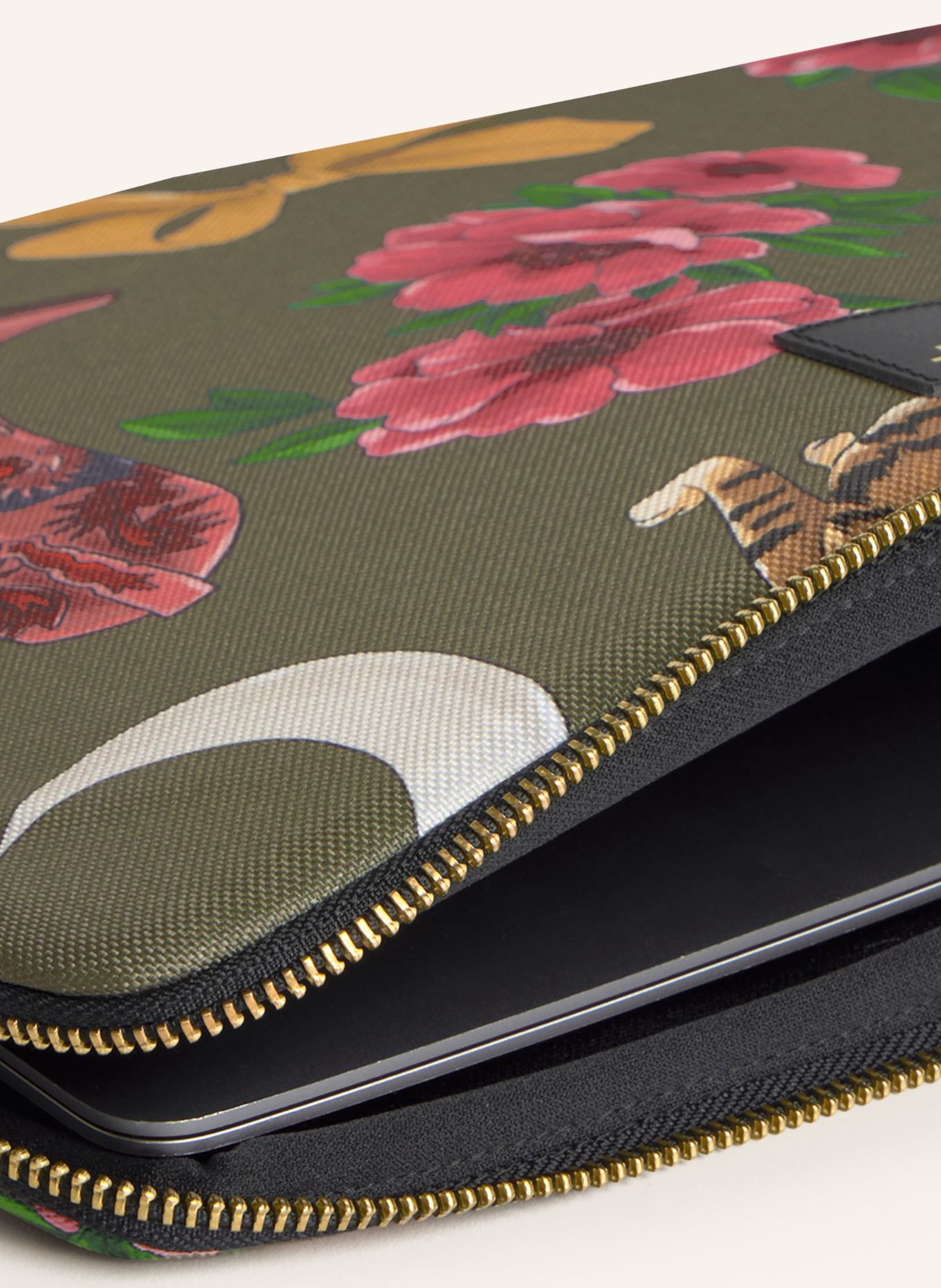 WOUF Etui na laptopa CUTE: OLIWKOWY / RÓŻOWY / ŻÓŁTY