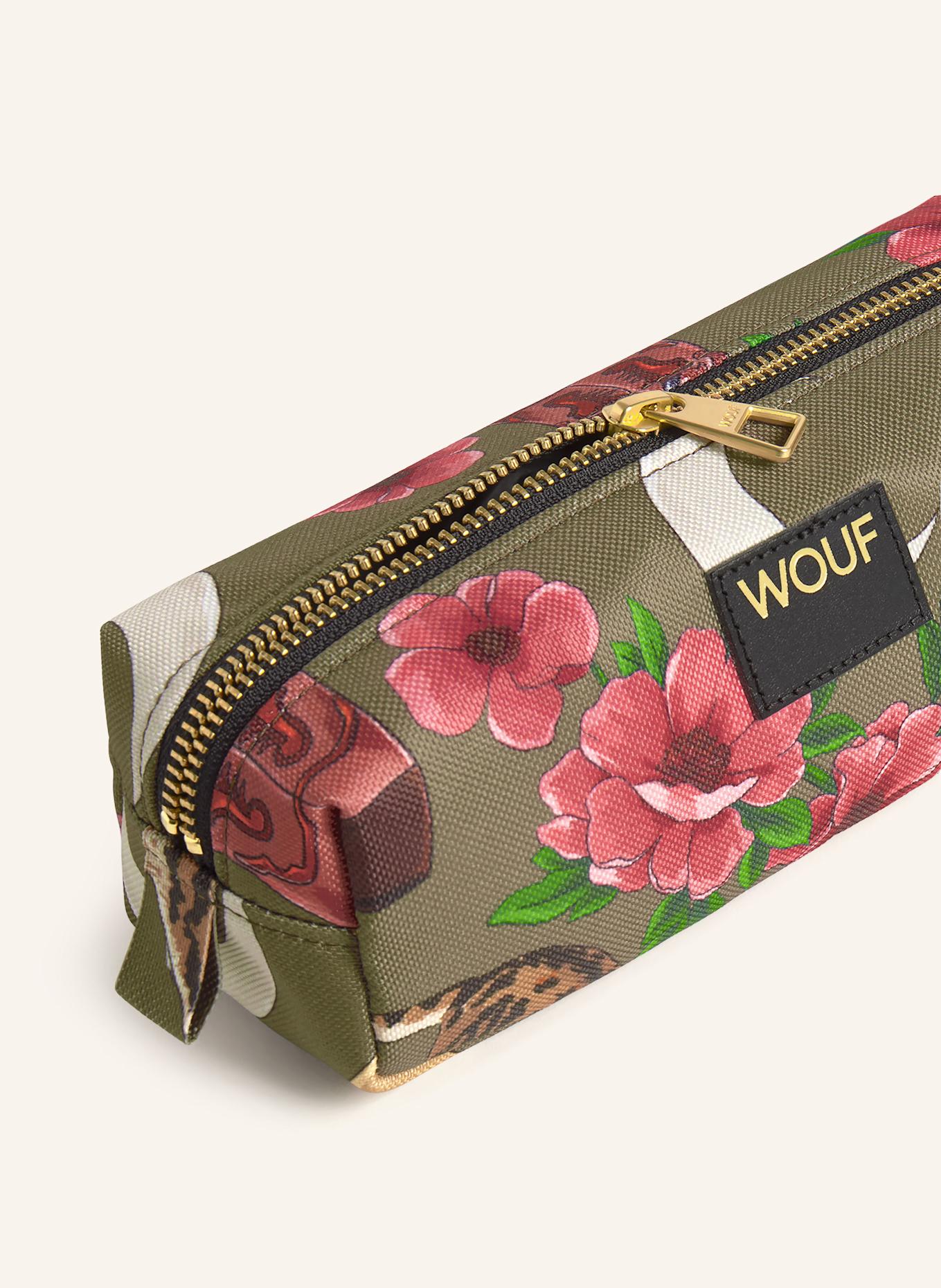 WOUF Stiftetui RODEO: OLIV / HELLROT
