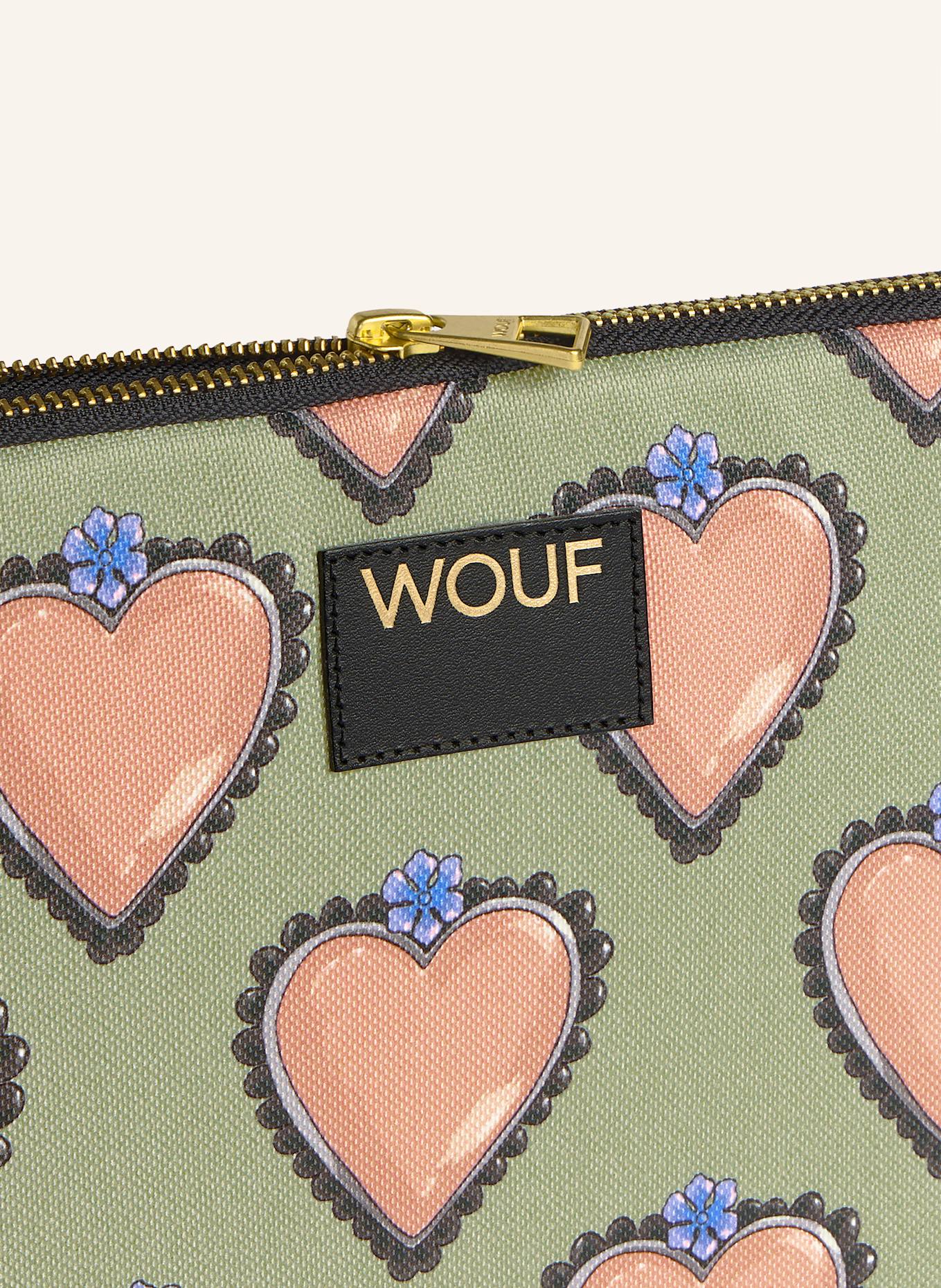 WOUF Laptop-Hülle GLOW: HELLGRÜN / ROSA