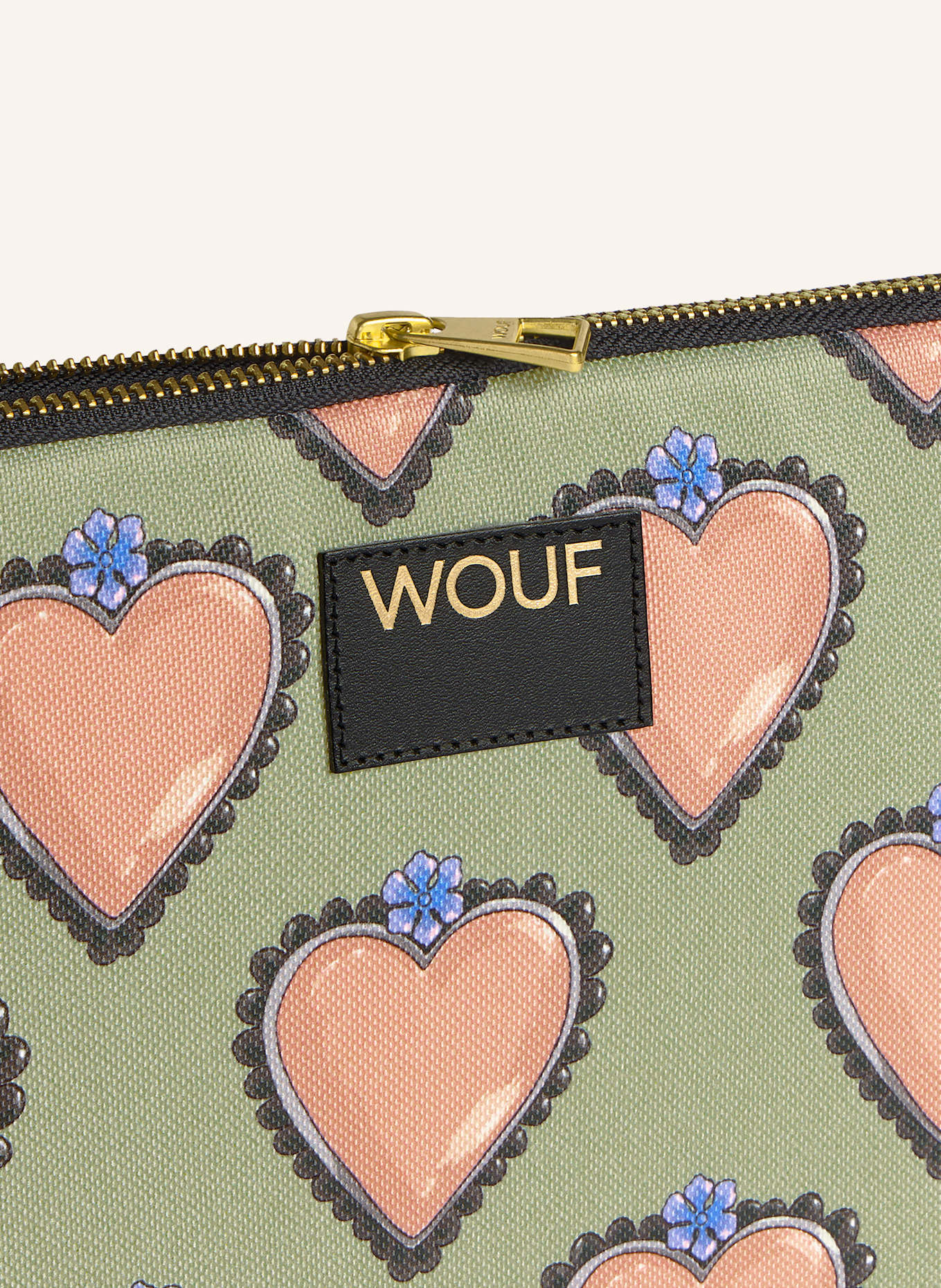 WOUF Laptop-Hülle ROAR: HELLGRÜN / ROSA