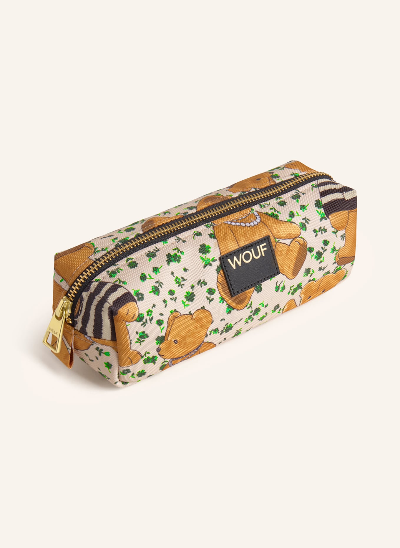 WOUF Stiftetui RODEO: COGNAC / CREME