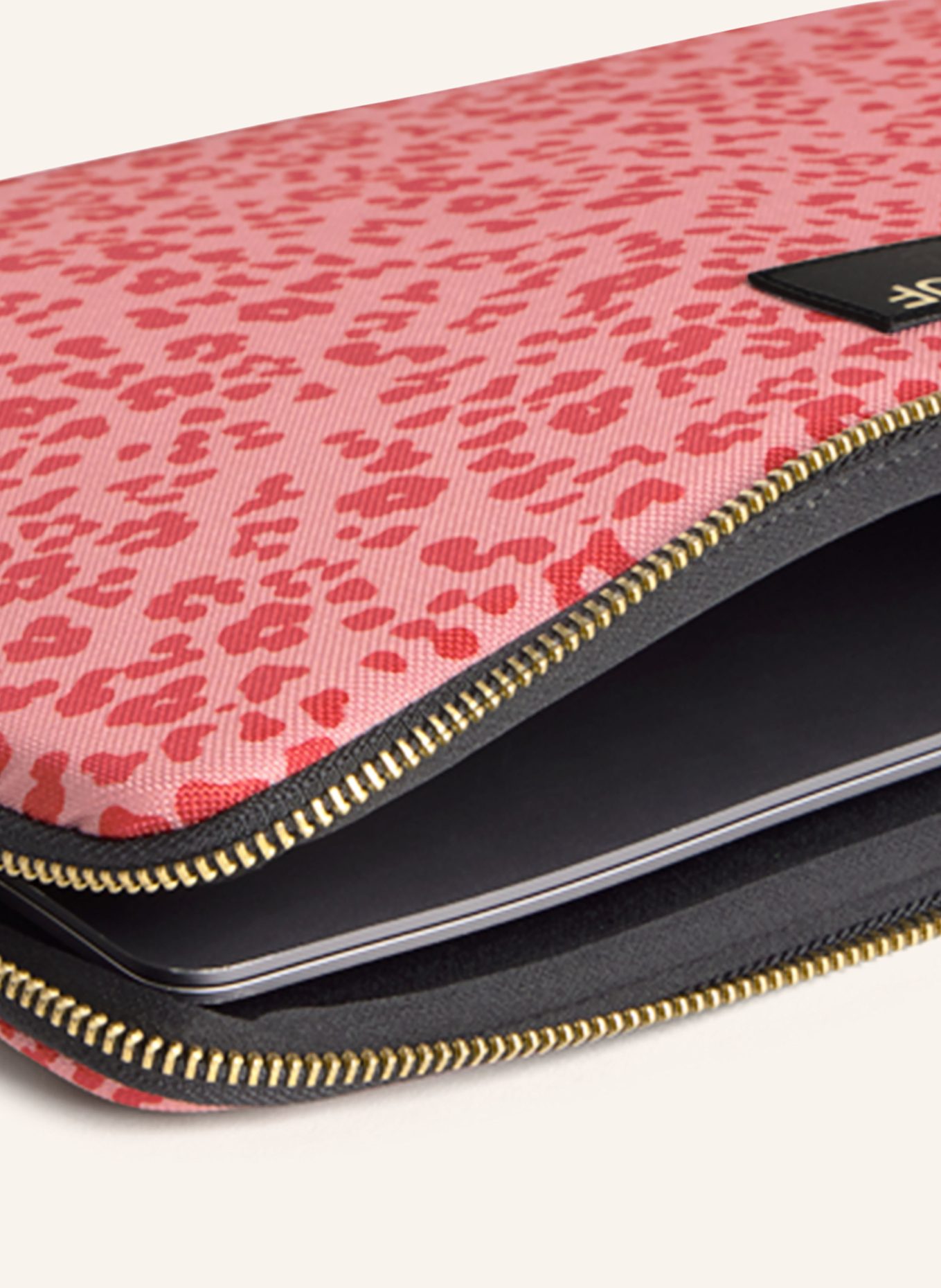 WOUF Laptop-Hülle ROAR: SCHWARZ / ROSA