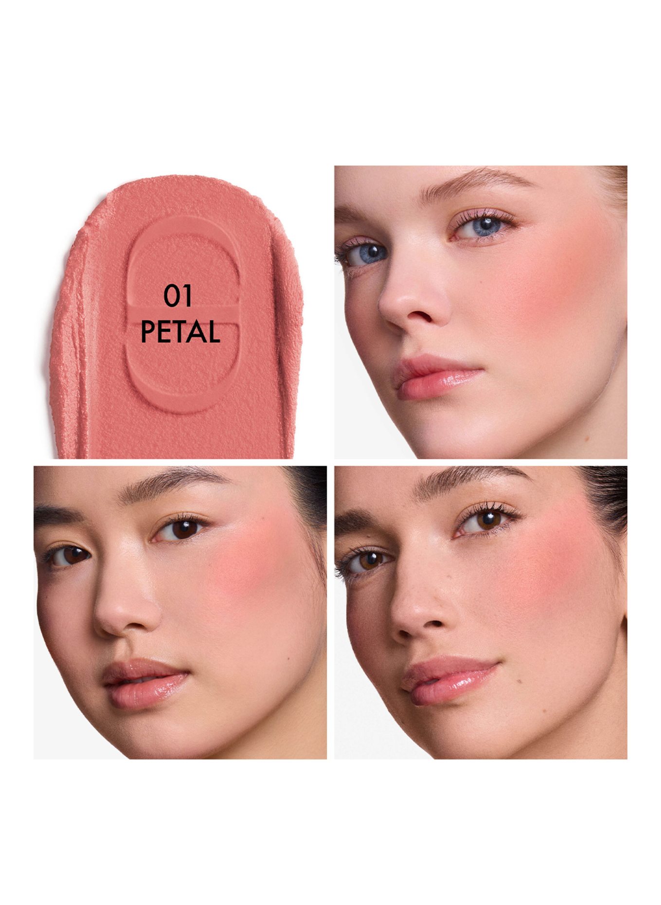 DIOR DIOR FOREVER BLUSH FILTRU MOALE: 01 PETAL