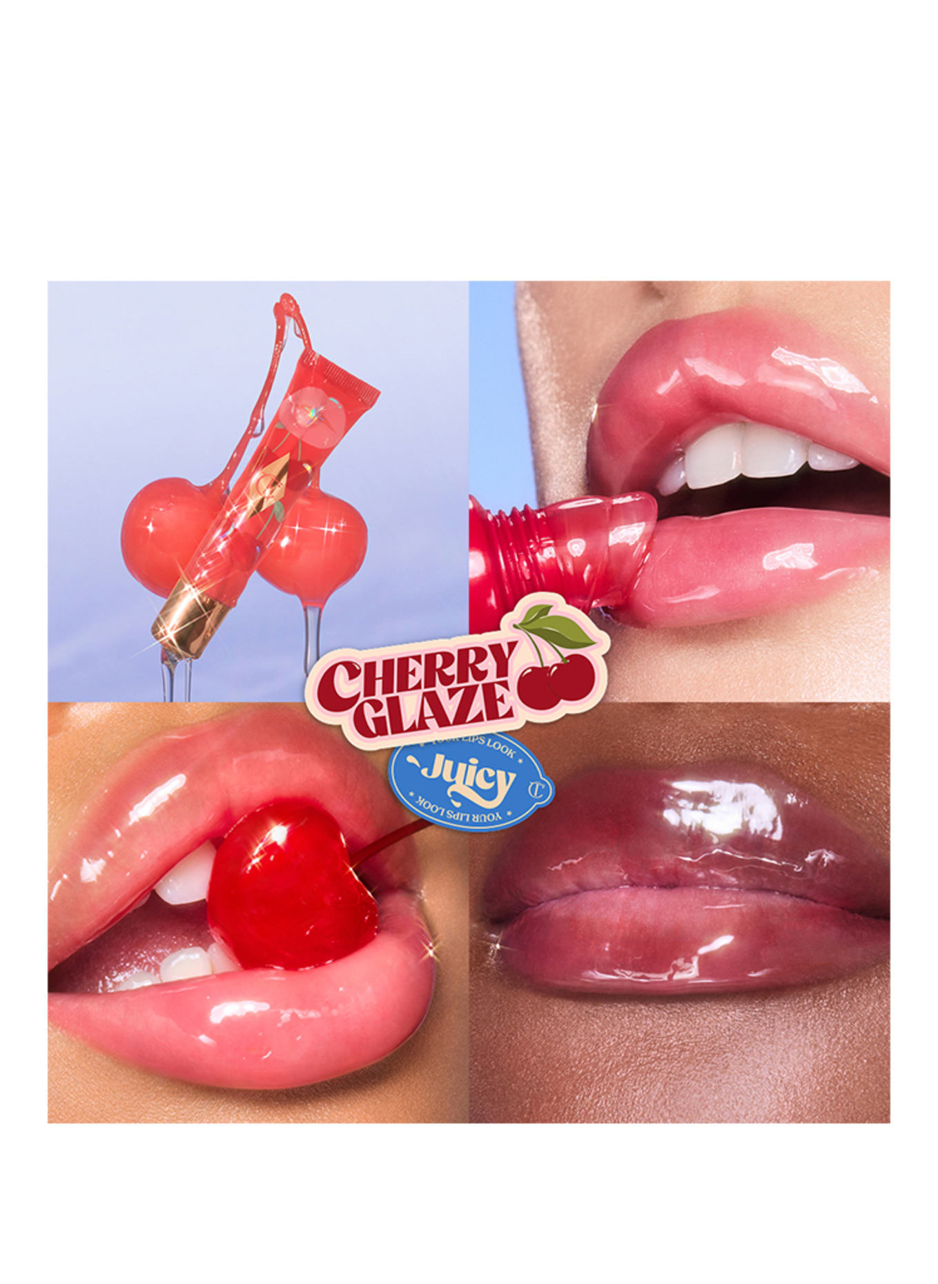 Charlotte Tilbury UNREAL LIPS HEALTHY GLOW NECTAR OIL: JUICYLICIOUS CHERRY GLAZE