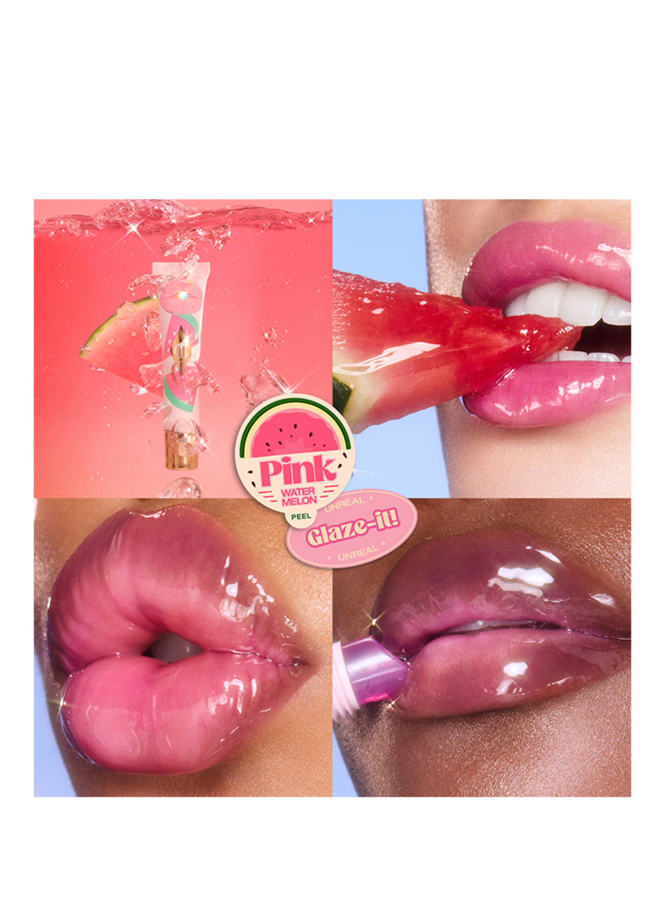 Charlotte Tilbury UNREAL LIPS HEALTHY GLOW NECTAR OIL: JUICYLICIOUS PINK WATERMELON