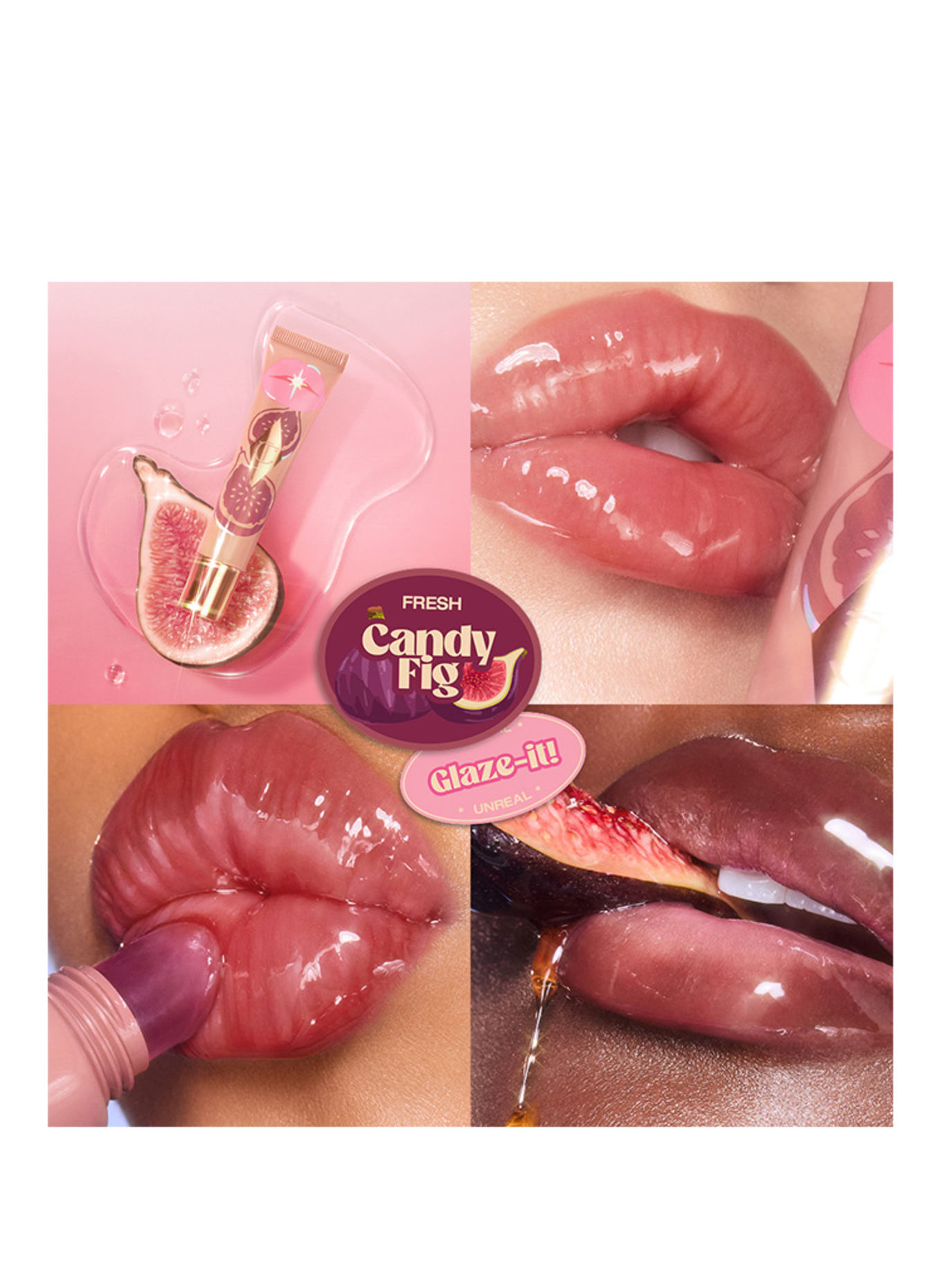 Charlotte Tilbury UNREAL LIPS HEALTHY GLOW NECTAR OIL: JUICYLICIOUS CANDY FIG