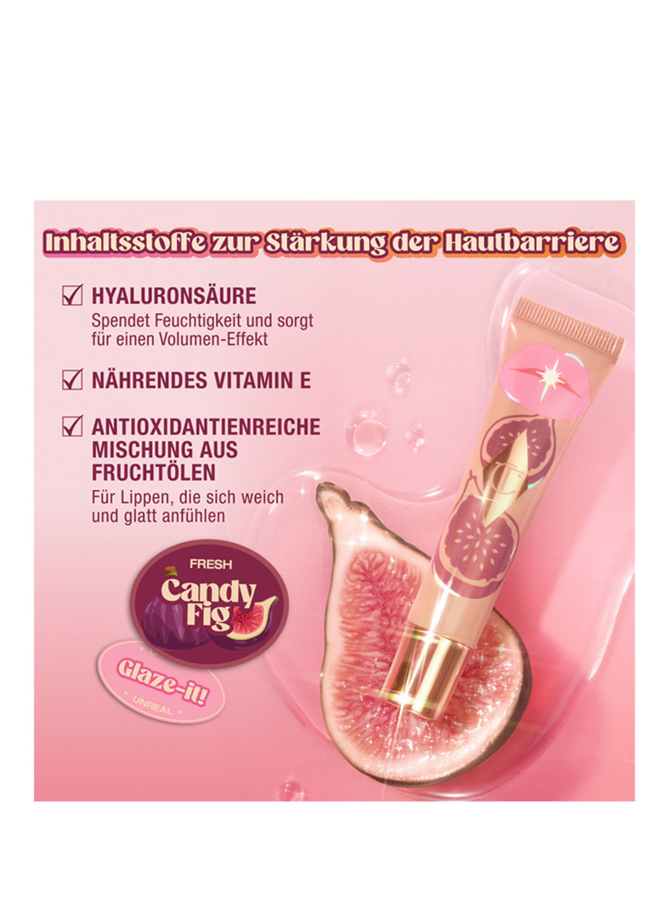 Charlotte Tilbury UNREAL LIPS HEALTHY GLOW NECTAR OIL: JUICYLICIOUS CANDY FIG