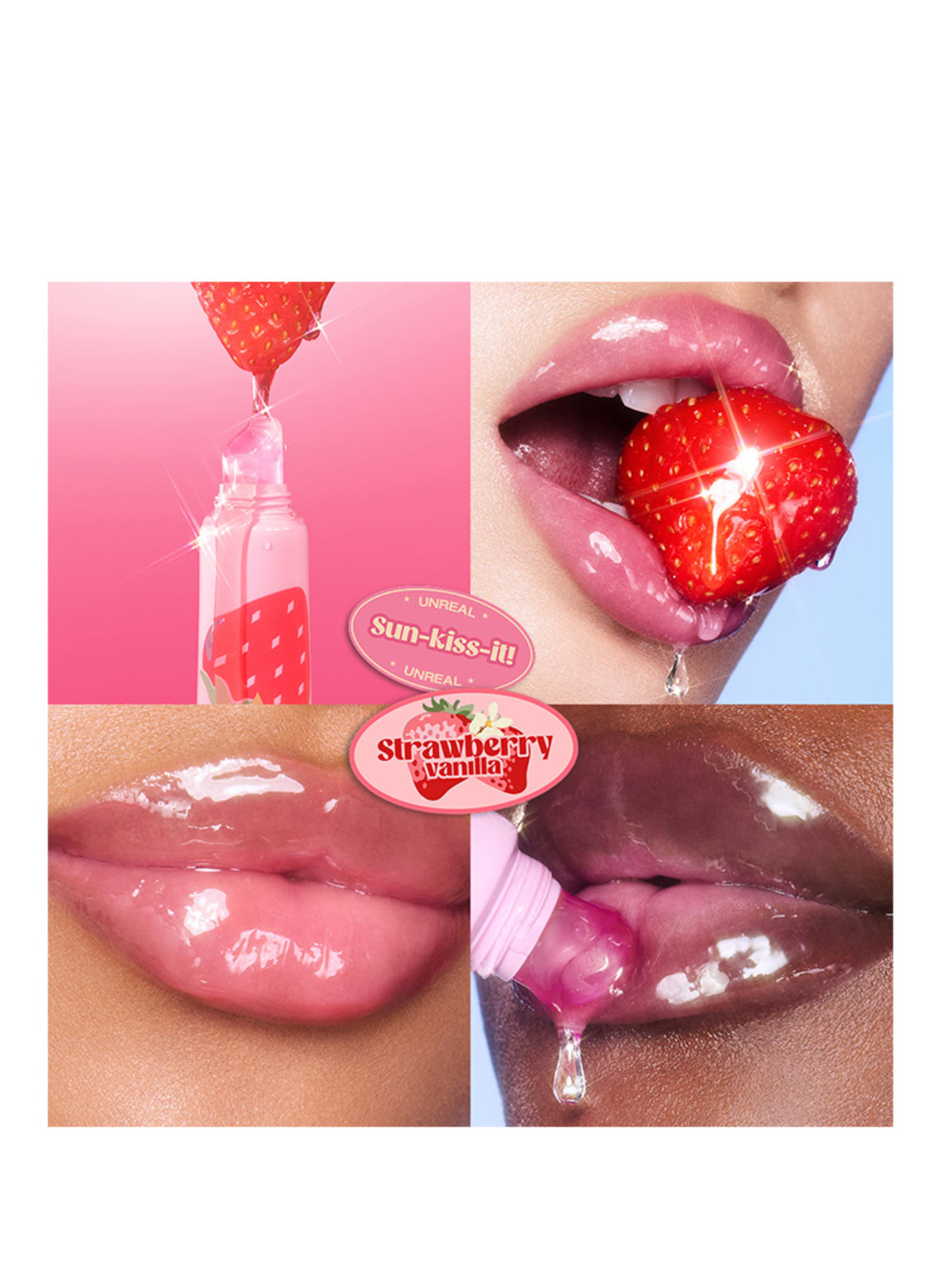 Charlotte Tilbury UNREAL LIPS HEALTHY GLOW NECTAR OIL: JUICYLICIOUS STRAWBERRY VANILLA