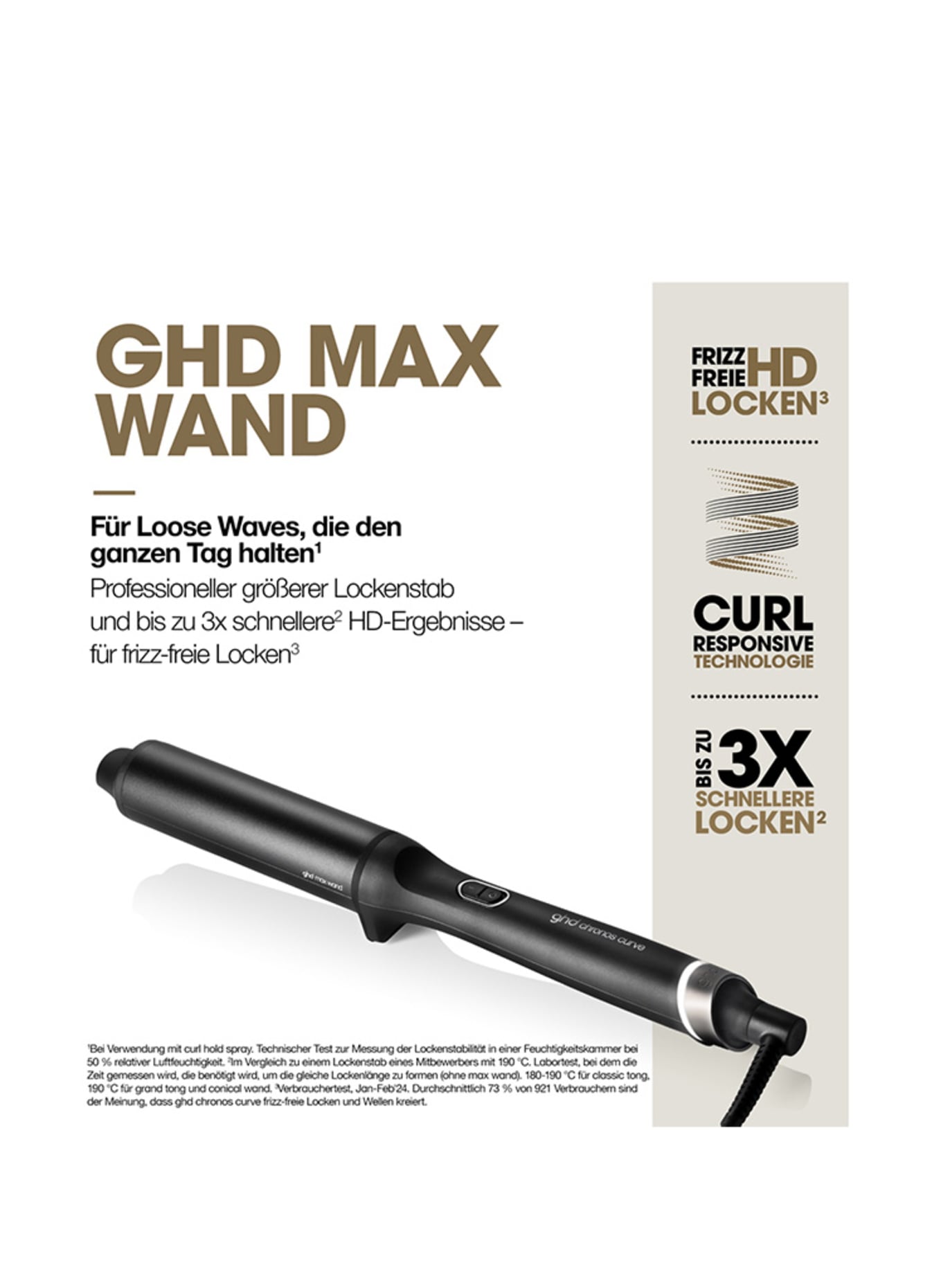 ghd CHRONOS CURVE MAX WALL