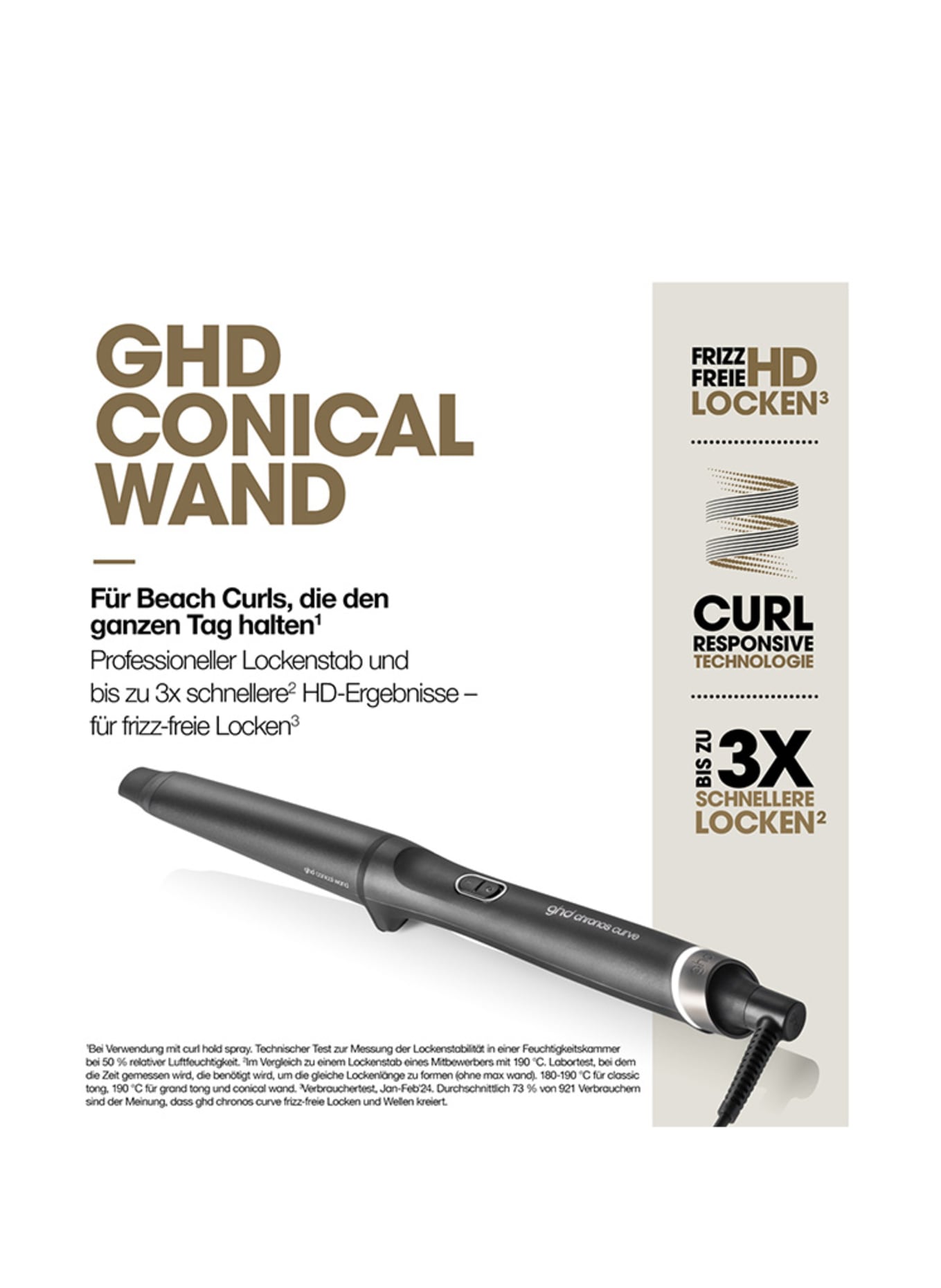 ghd CHRONOS CURVE CONICAL WAND