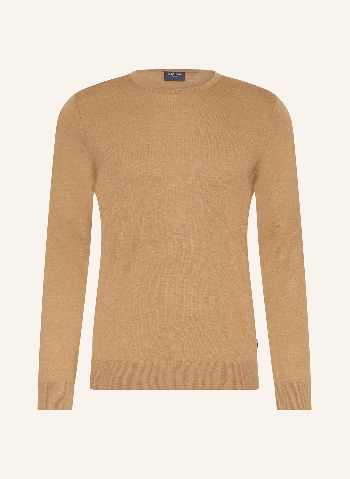 OLYMP Pullover: HELLBRAUN