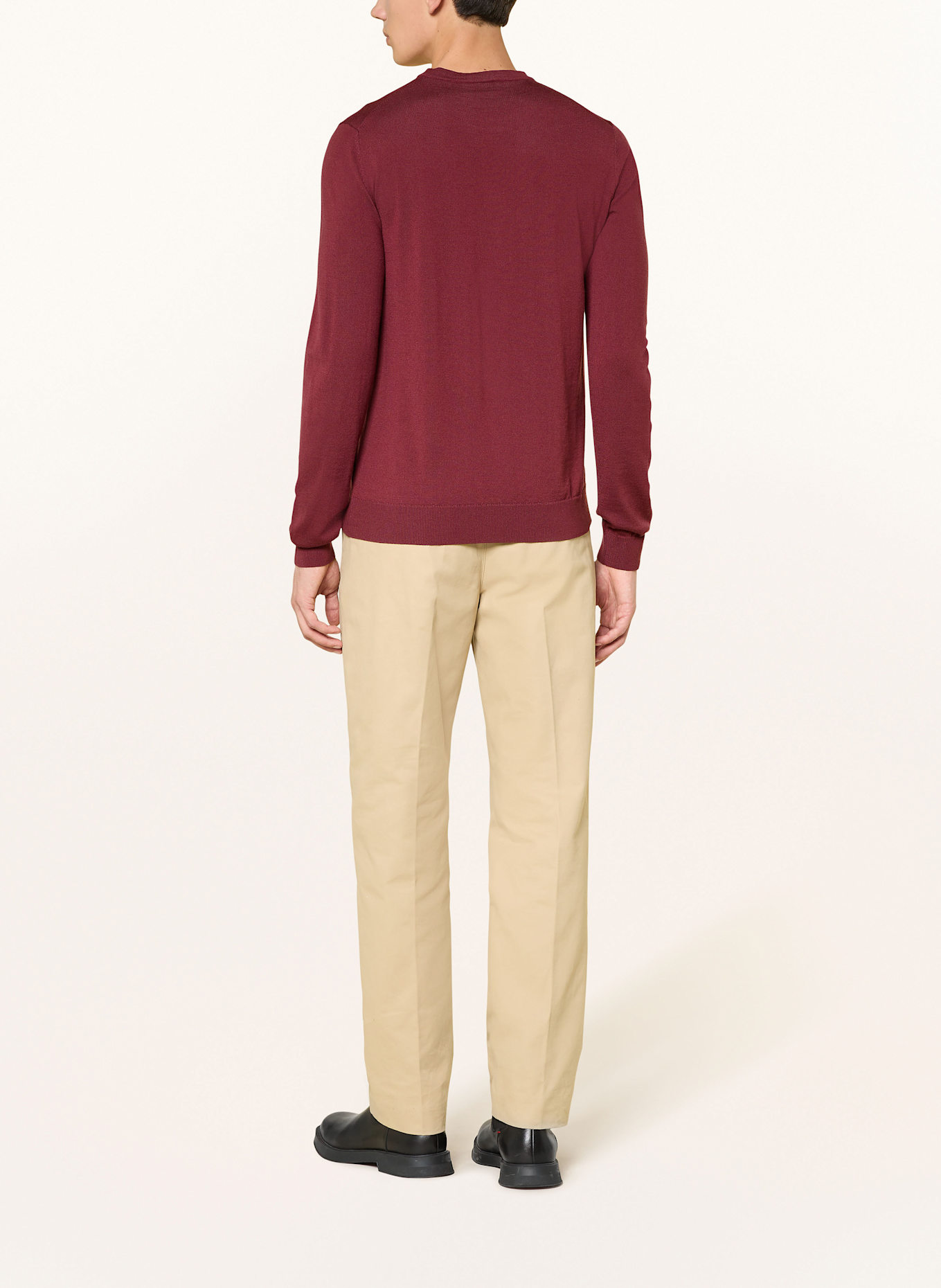 HUGO Pullover SAN CEDRIC: DUNKELROT