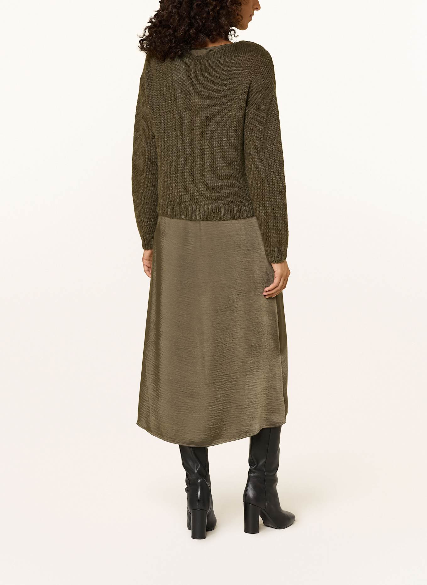 ROBE LÉGÈRE Set: Kleid und Pullover: KHAKI