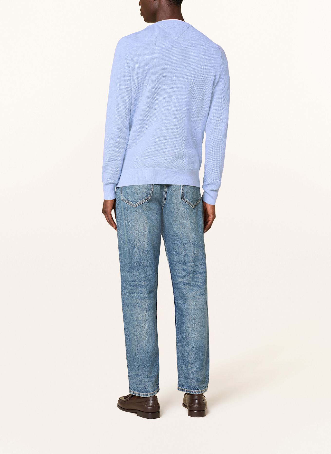 TOMMY HILFIGER Pullover: HELLBLAU