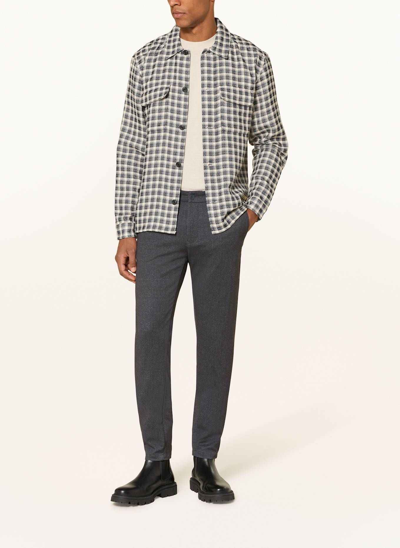 MAC Chino GRIFFIN Extra Slim Fit: DUNKELBLAU