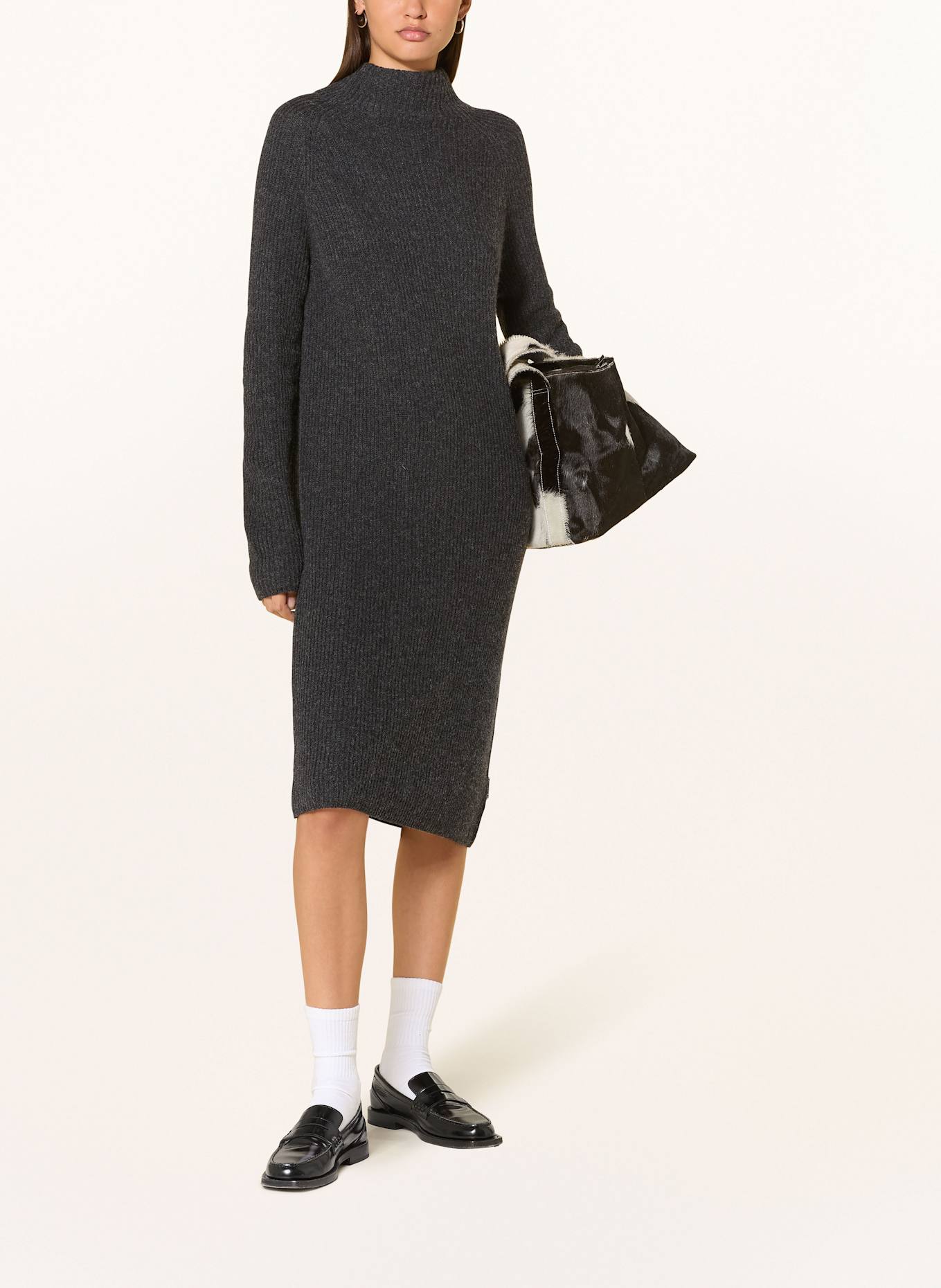 ARMEDANGELS Strickkleid MILLAANA: DUNKELGRAU