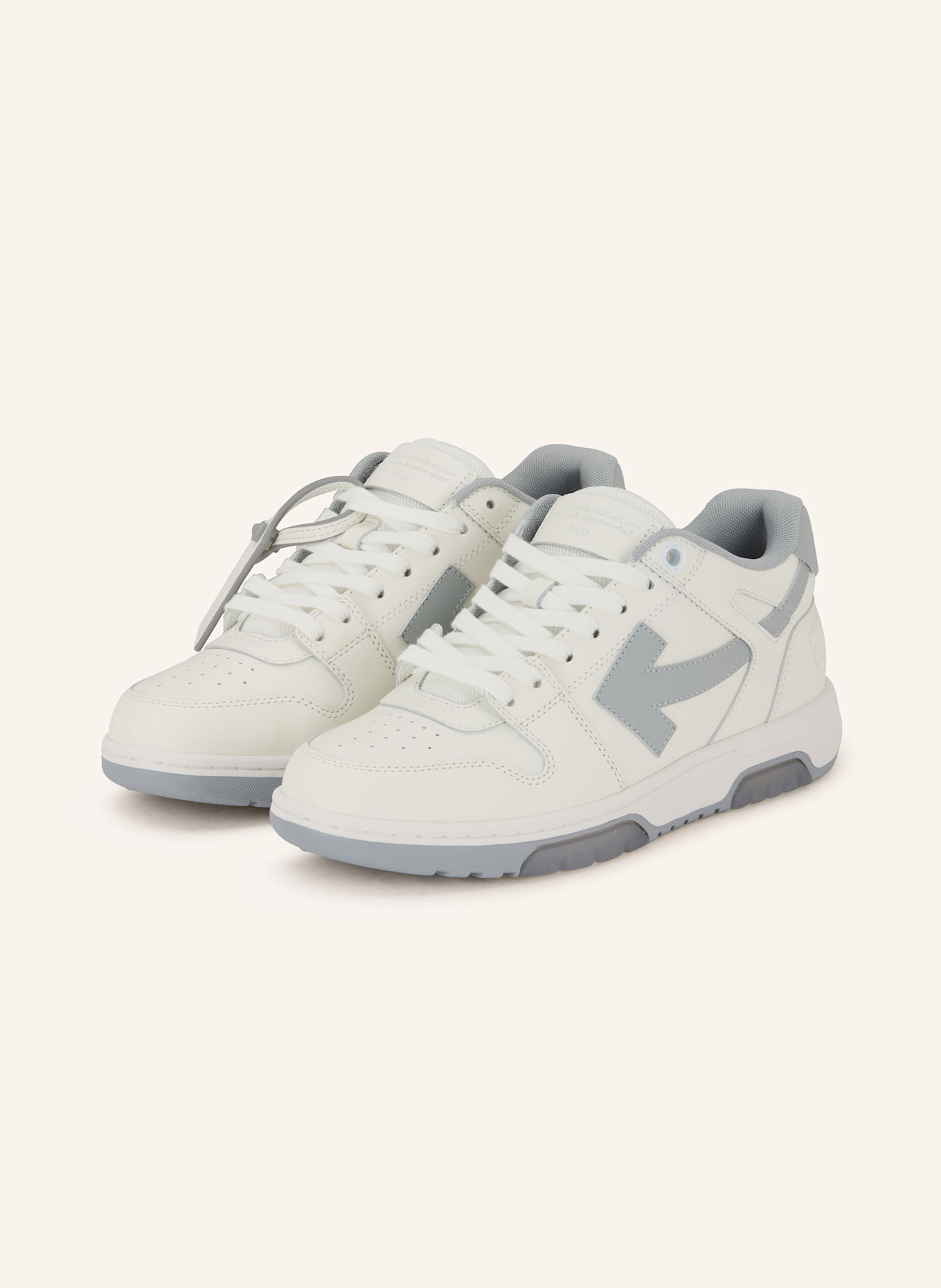 Off-White Sneaker OUT OF OFFICE: WEISS / GRAU