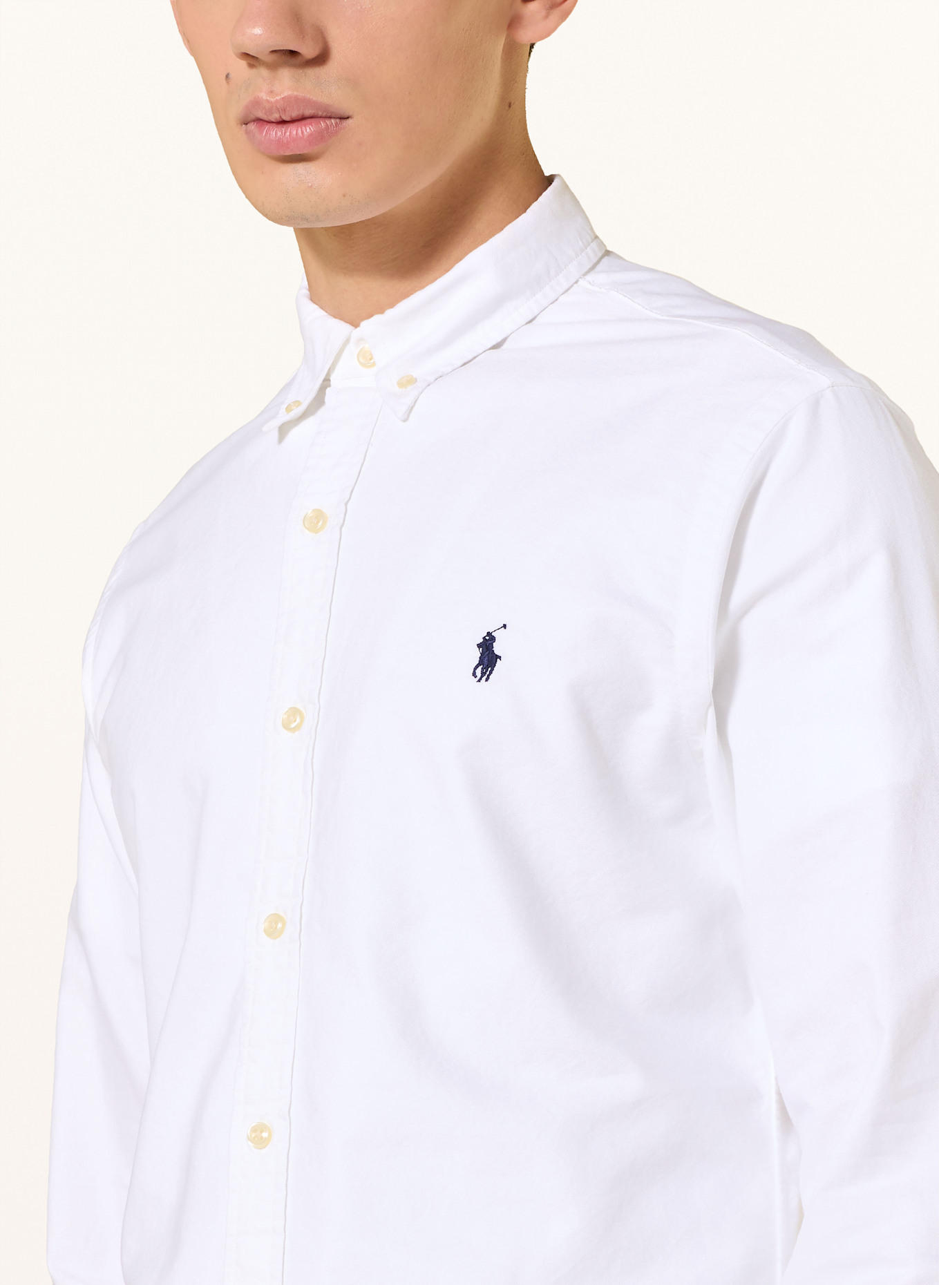 POLO RALPH LAUREN Hemd Slim Fit: WEISS