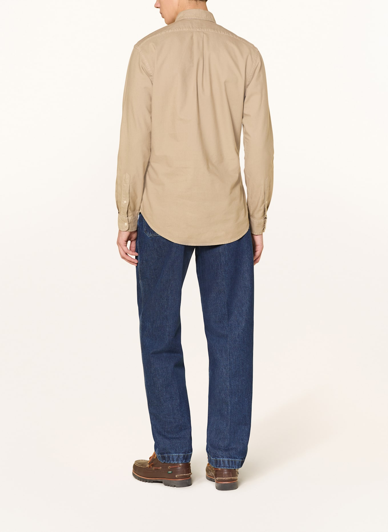 POLO RALPH LAUREN Oxfordhemd Custom Fit: BEIGE