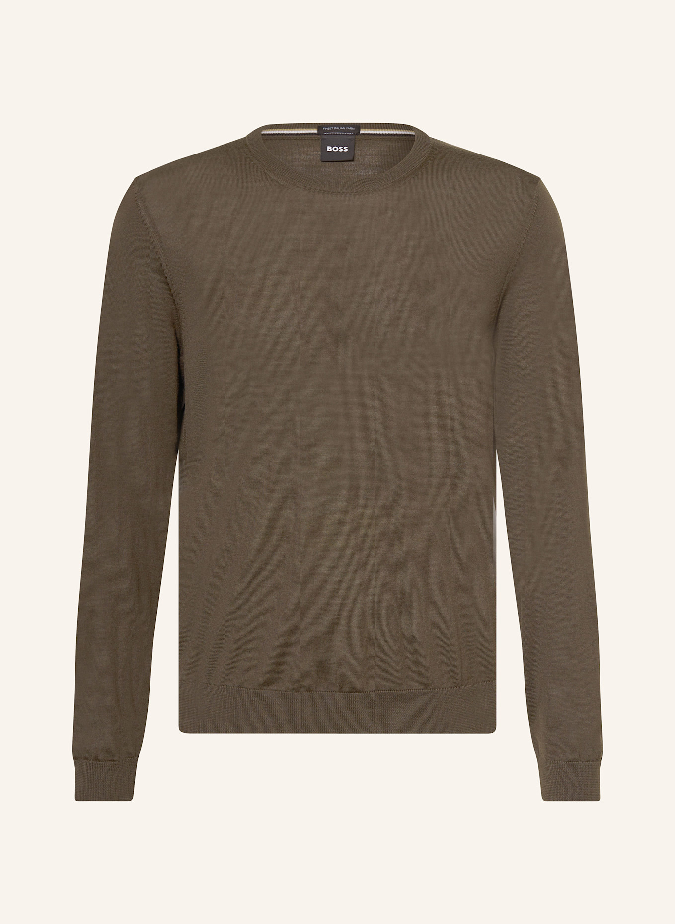 BOSS Pullover LENO: KHAKI