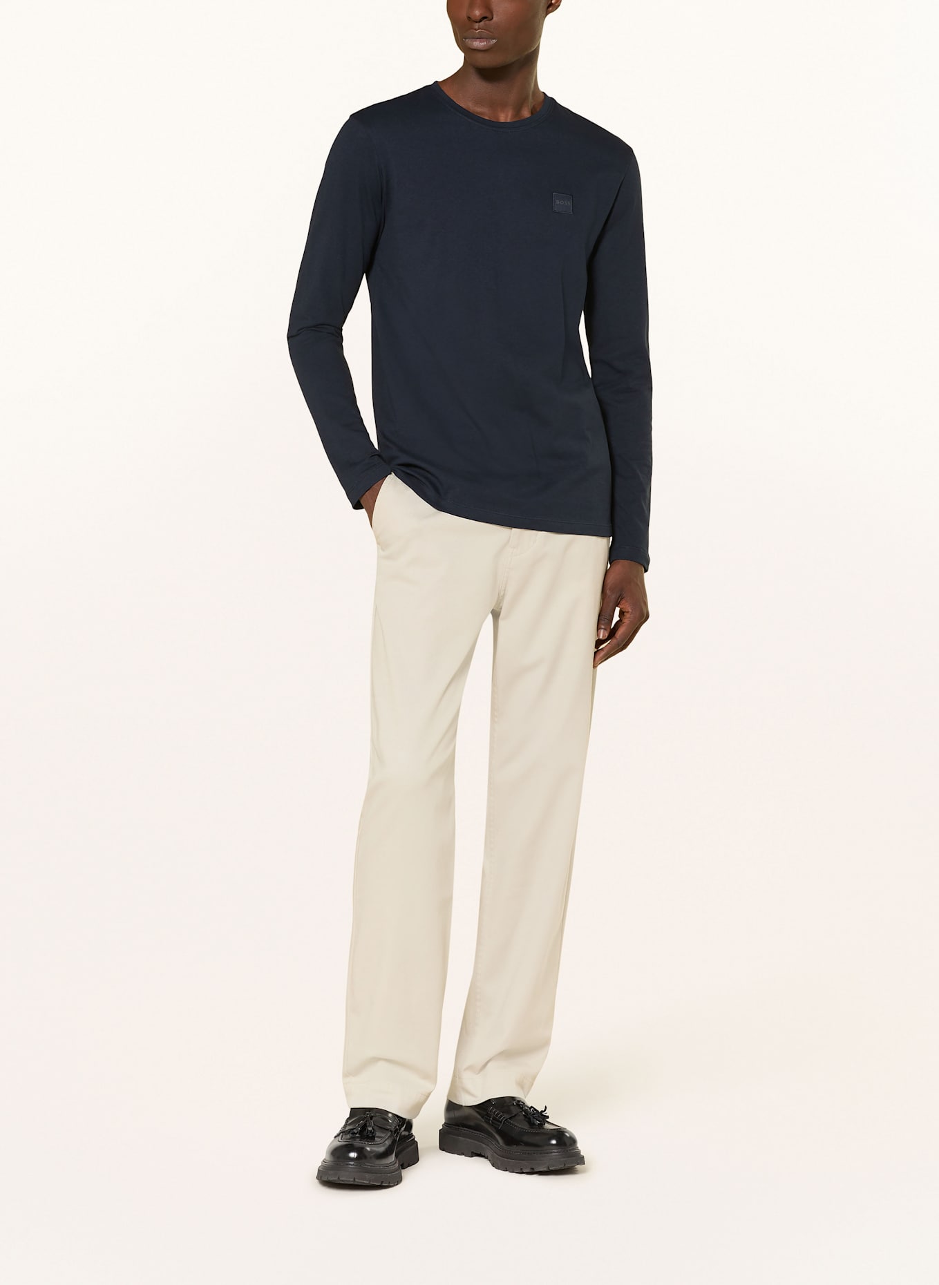 BOSS Long sleeve shirt TACKS: DARK BLUE