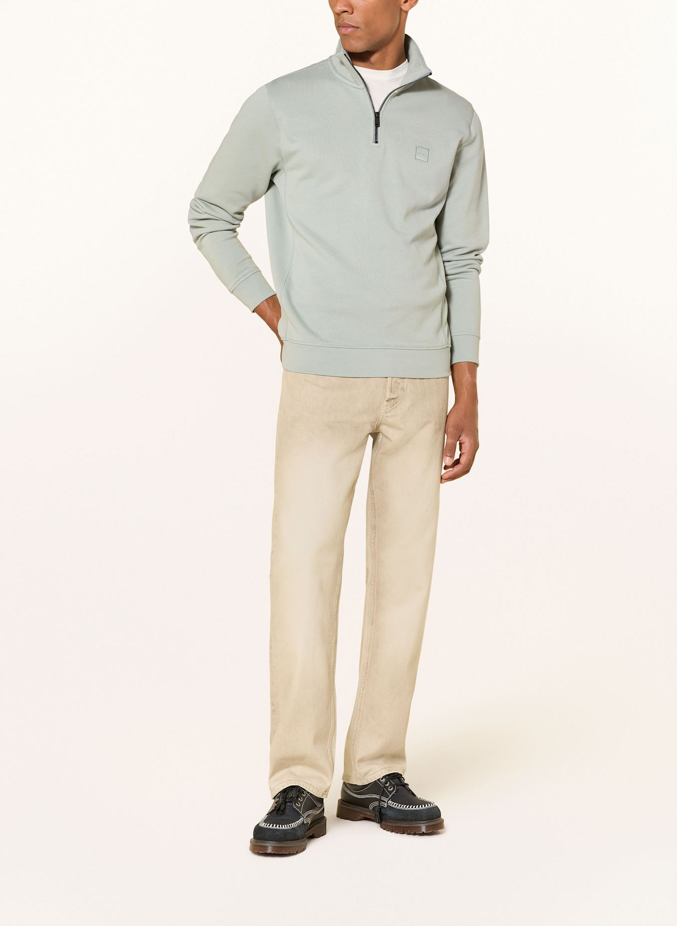 BOSS Sweat-Troyer ZETRUST: MINT