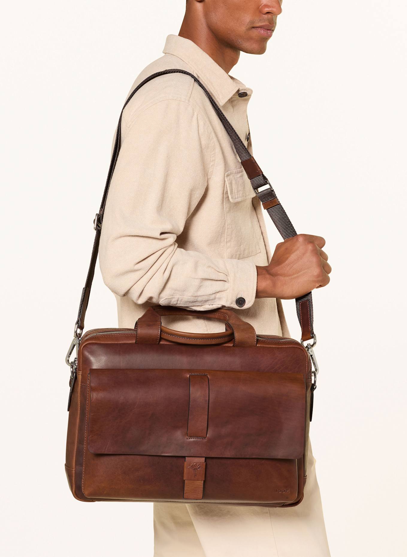 JOOP! Laptop-Tasche LORETO PANDION: BRAUN