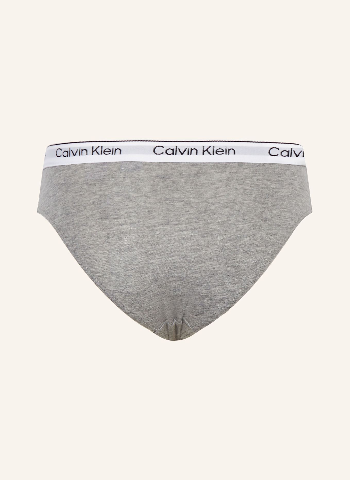 Calvin Klein 2er-Pack Slips ICON COTTON STRETCH: GRAU / CREME